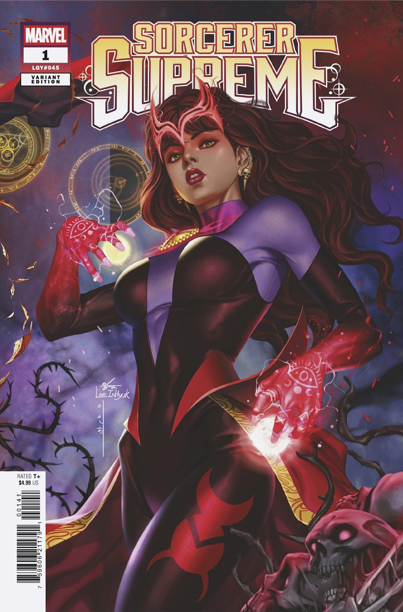 Sorcerer Supreme #1 Inhyuk Lee 3 Part Connecting Magic Variant C | Odin's Place