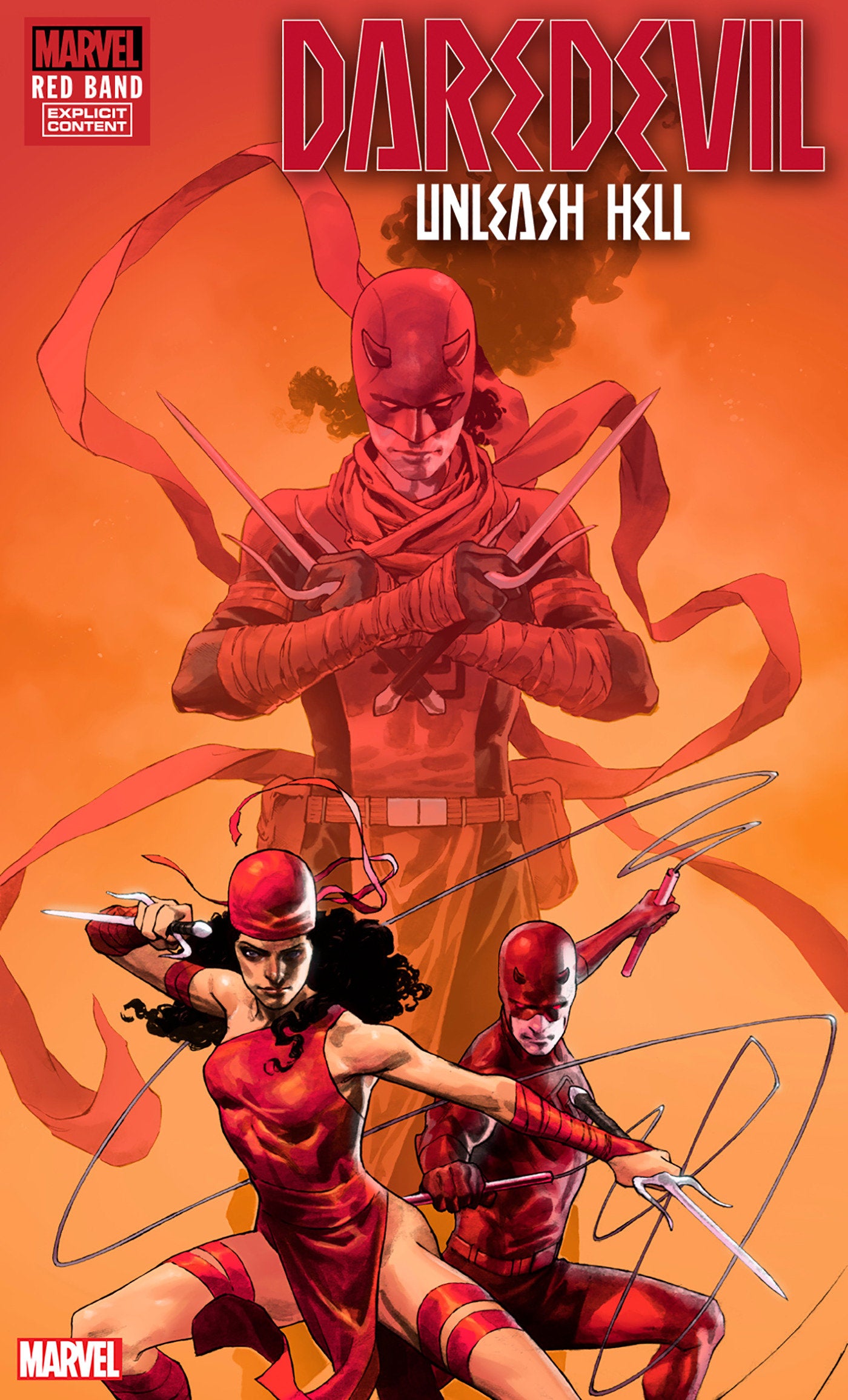 Daredevil Unleash Hell Red Band #1 (Of 5) Opena Variant (Bag) | Odin's Place