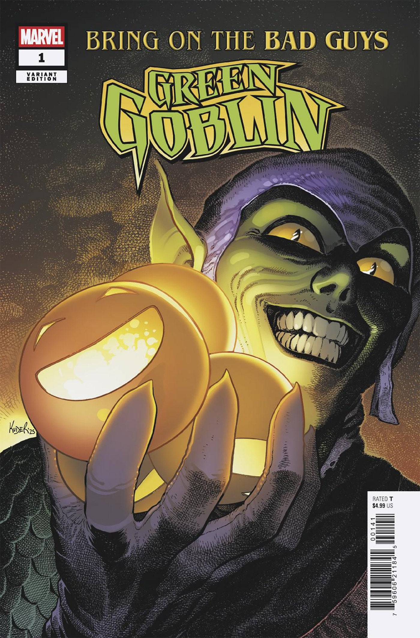 Bring On The Bad Guys: Green Goblin #1 Aaron Kuder Variant | Odin's Place