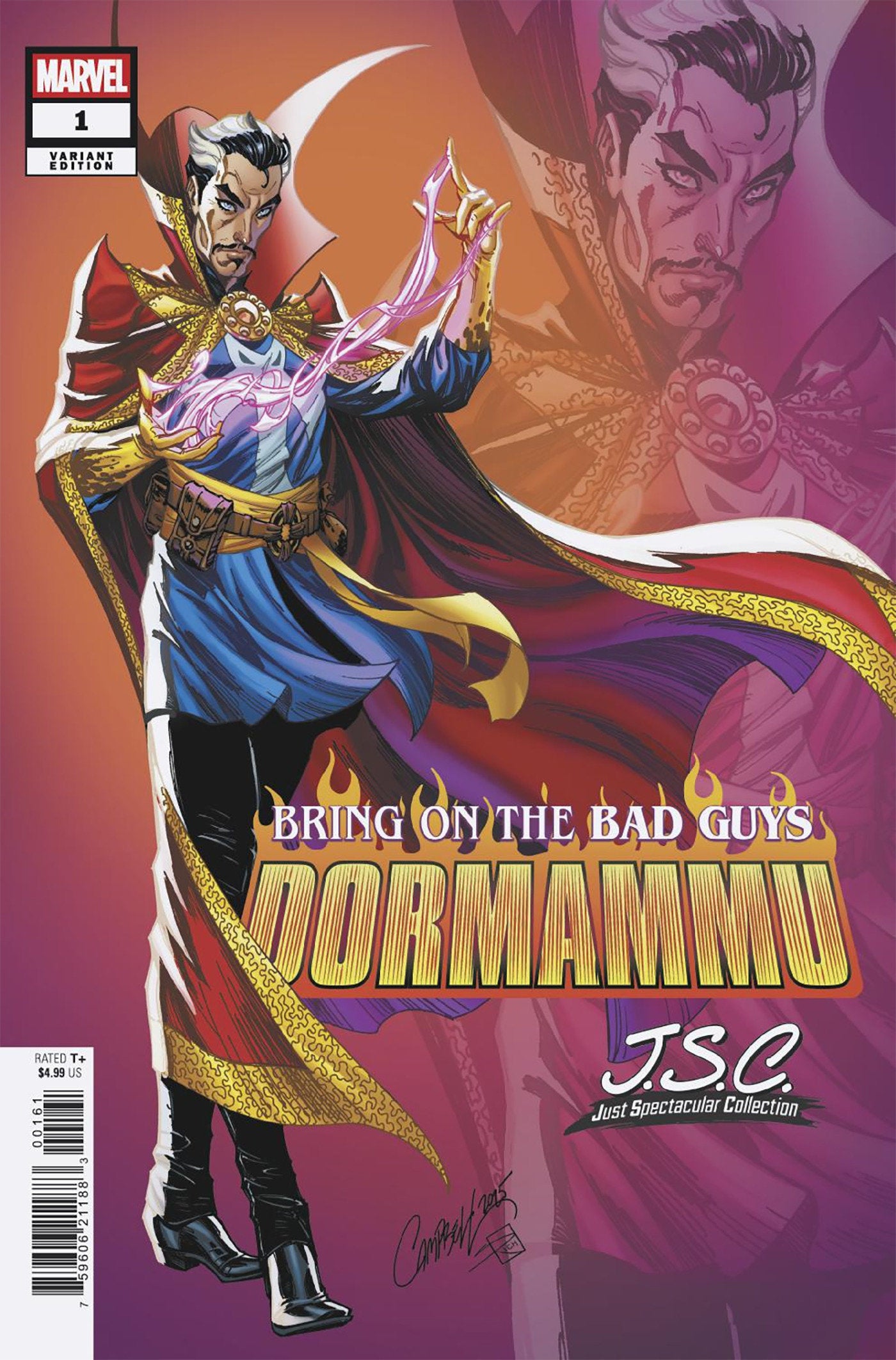 Bring On The Bad Guys: Dormammu #1 J. Scott Campbell Just Spectacular Collection Variant | Odin's Place