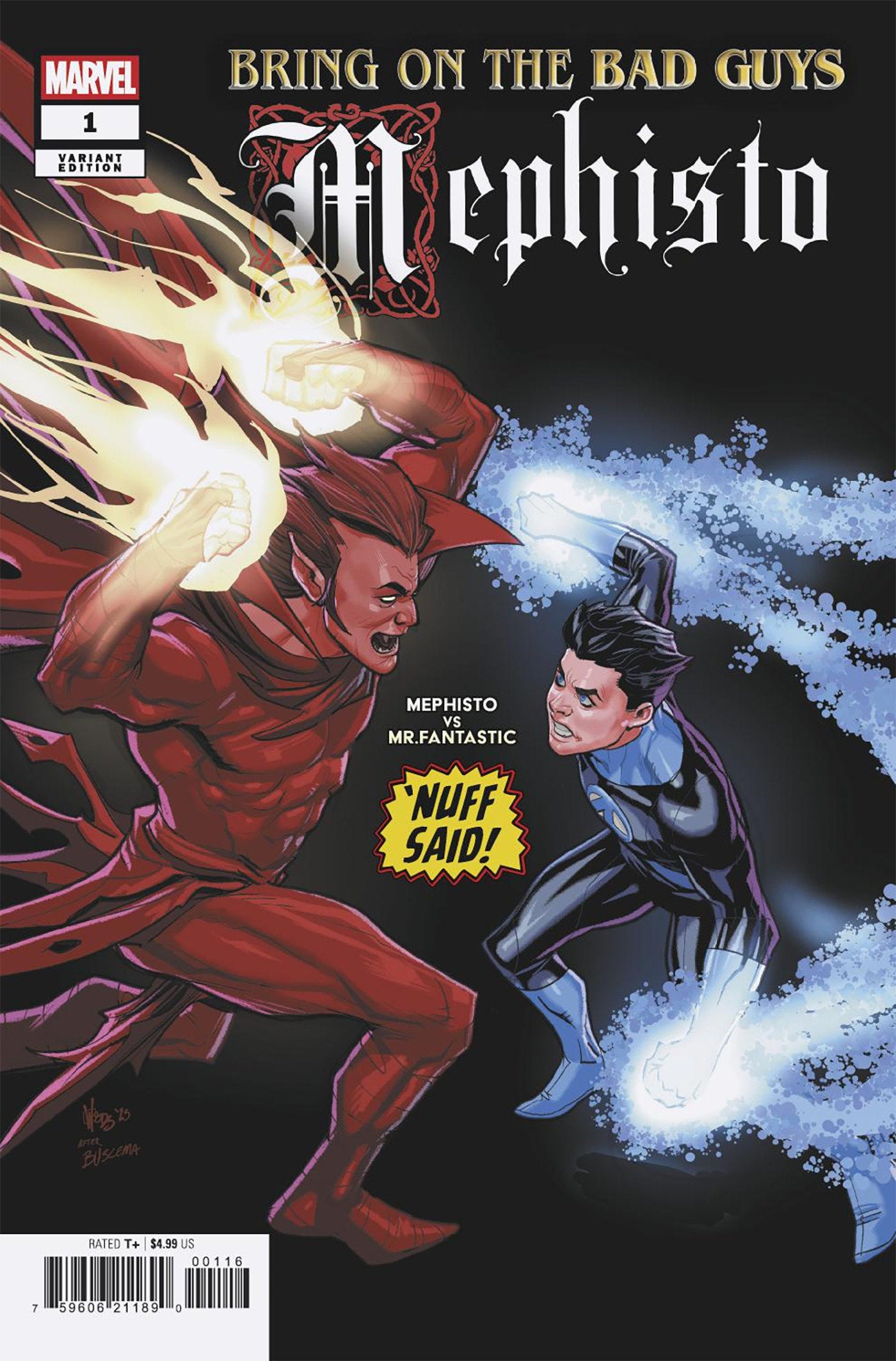 Bring On The Bad Guys: Mephisto #1 Pete Woods Nuff Said Variant | Odin's Place