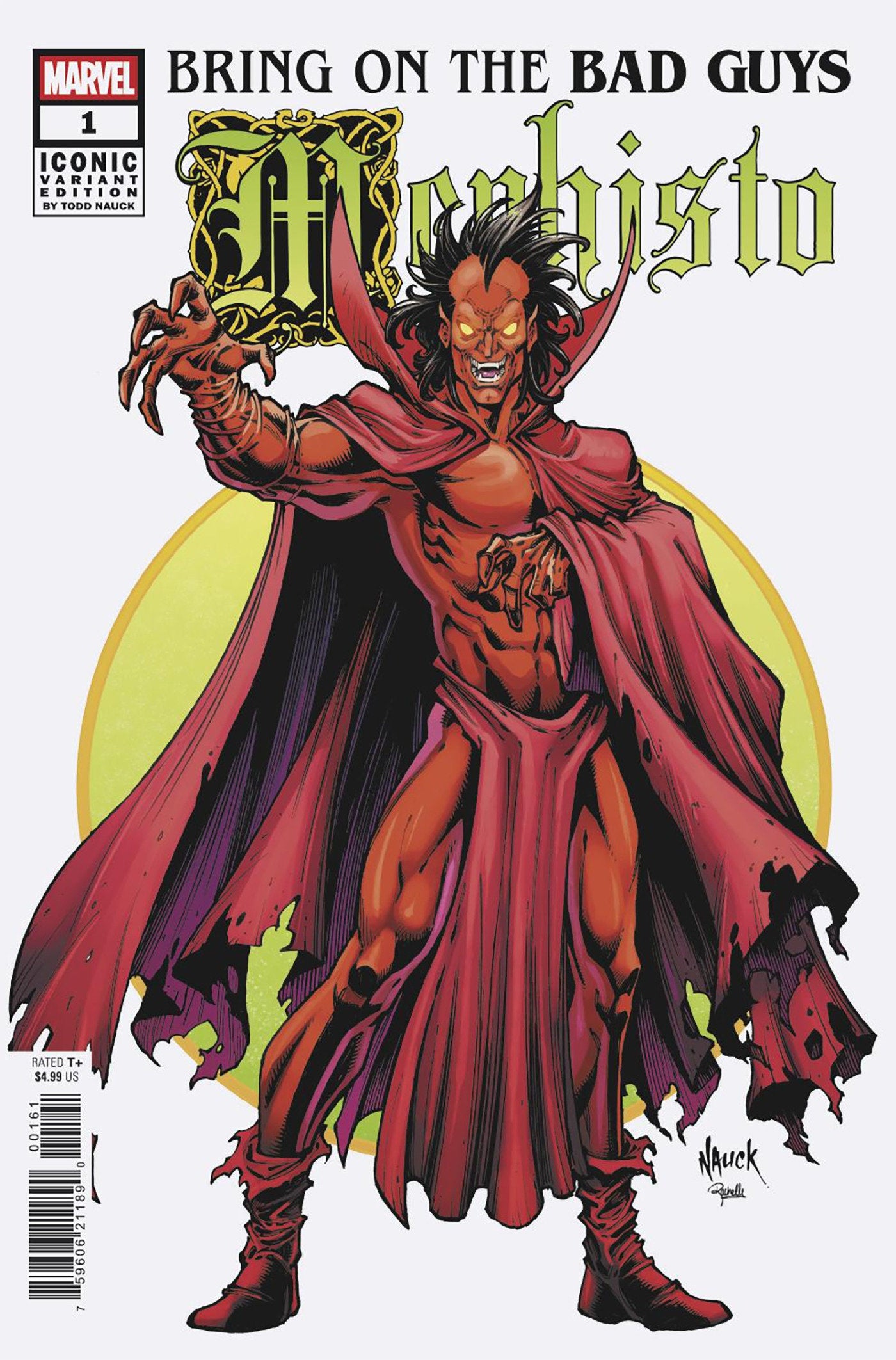 Bring On The Bad Guys: Mephisto #1 Todd Nauck Iconic Variant | Odin's Place