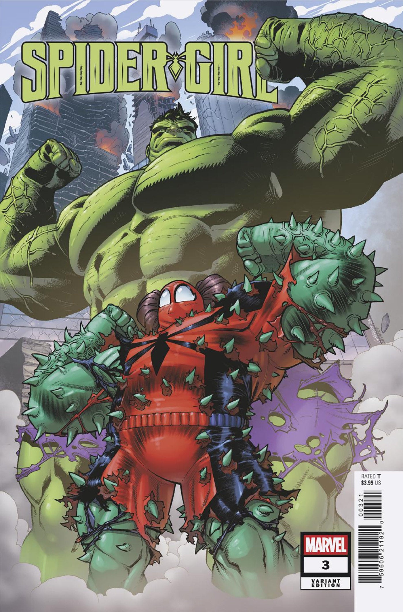 Spider-Girl #3 Javier Garron Spider-Girl Funhouse Mirror Variant | Odin's Place