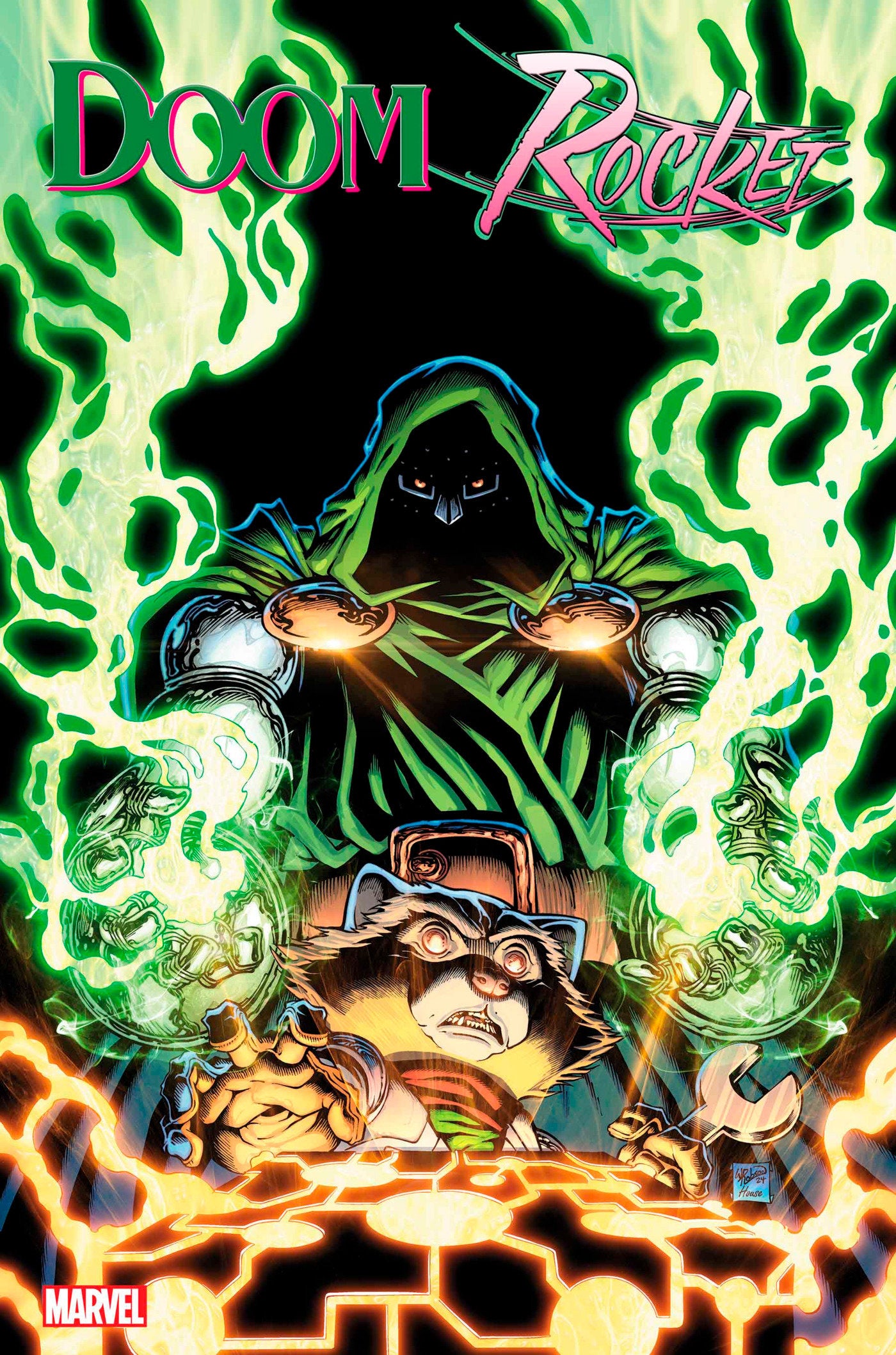 Doctor Doom & Rocket Raccoon #1 Will Robson Variant | Odin's Place