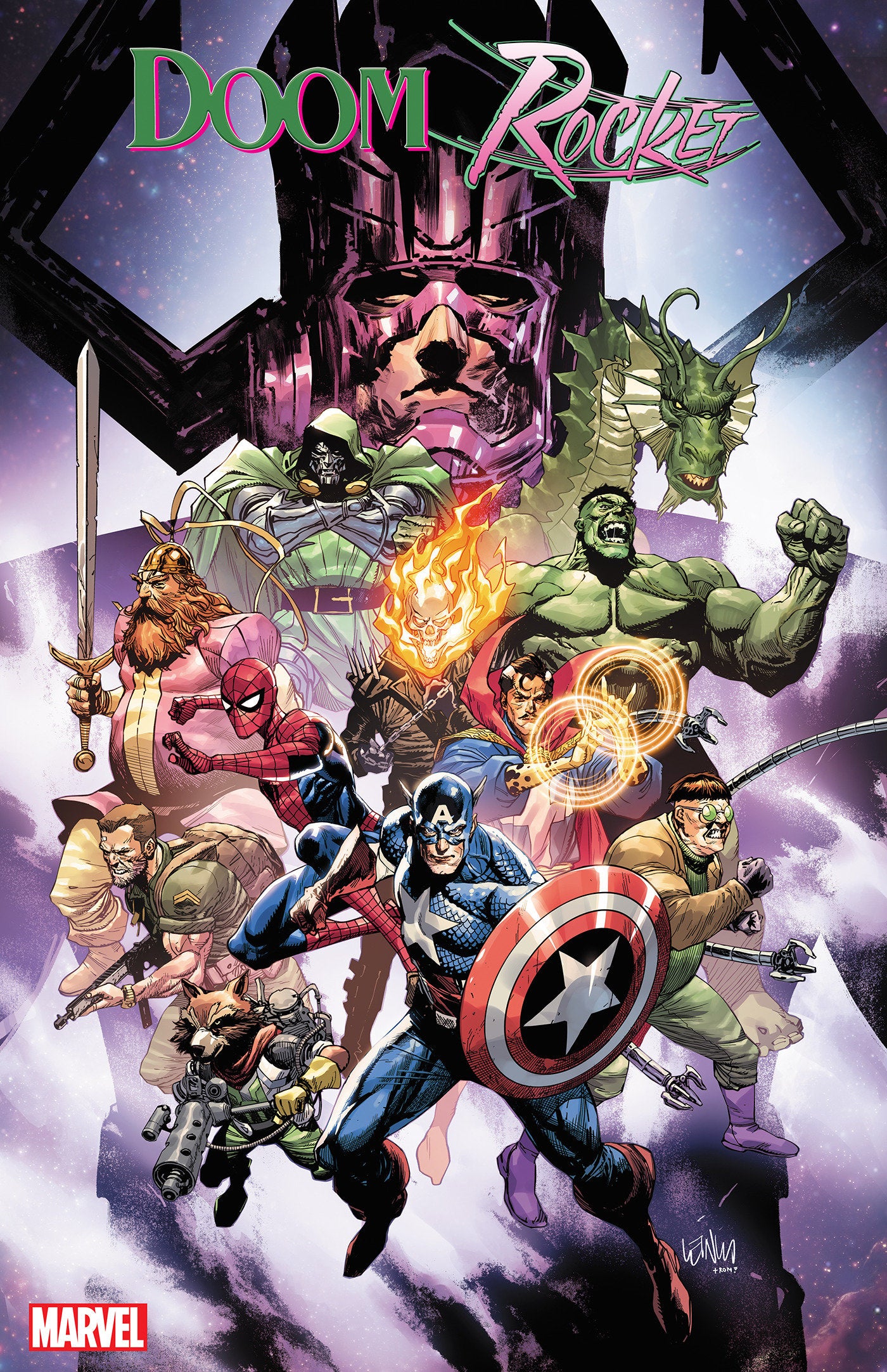 Doctor Doom & Rocket Raccoon #1 Leinil Yu Promo Variant | Odin's Place