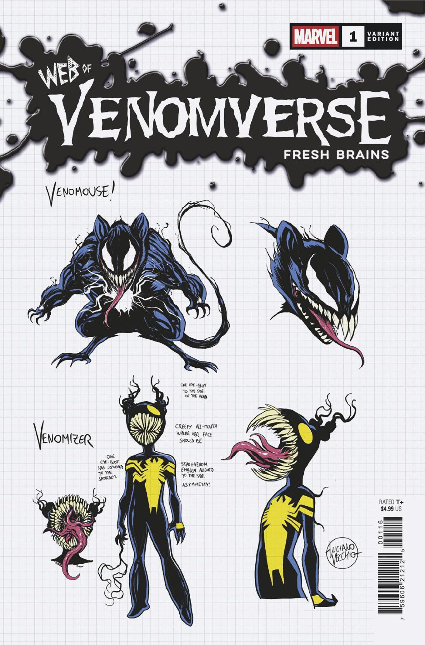 Web Of Venomverse: Fresh Brains #1 Luciano Vecchio Design Variant | Odin's Place