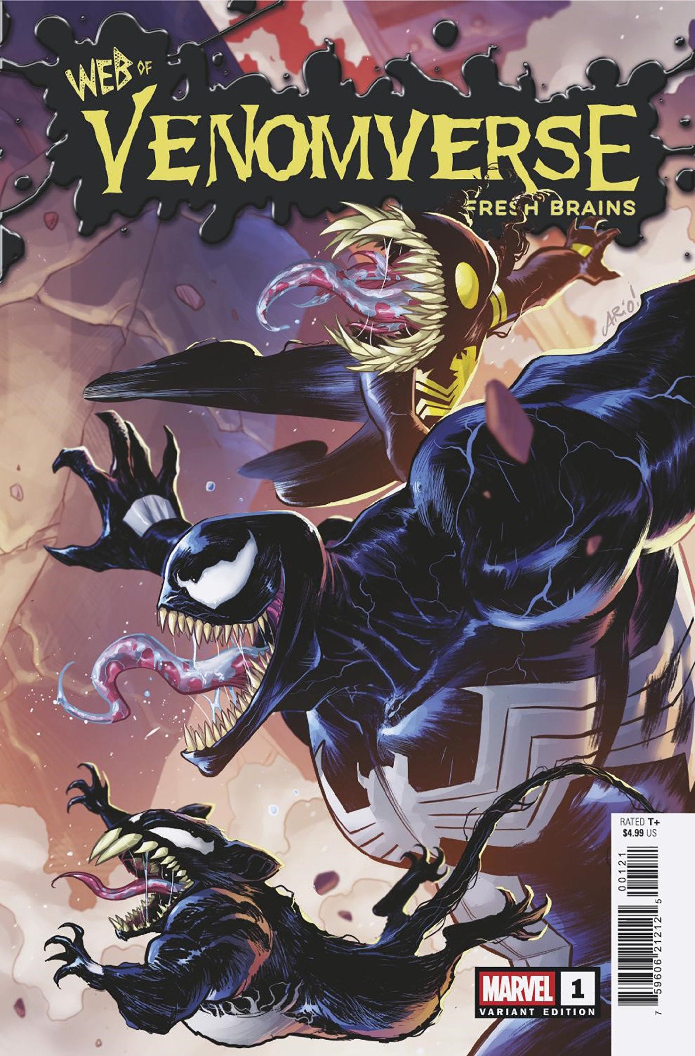 Web Of Venomverse: Fresh Brains #1 Ario Anindito Connecting Variant | Odin's Place