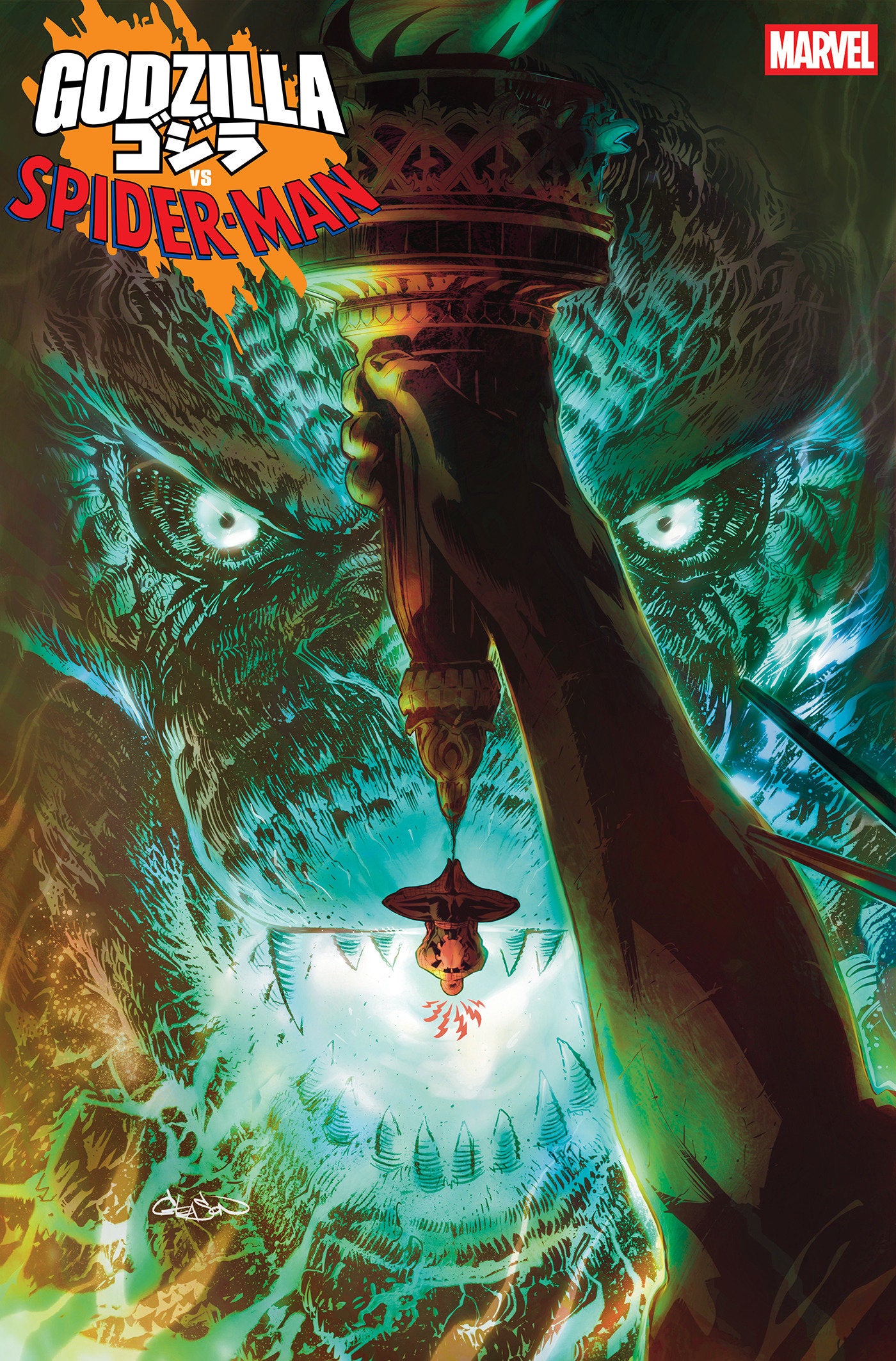 Godzilla vs. Spider-Man #1 Patrick Gleason Foil Variant | Odin's Place