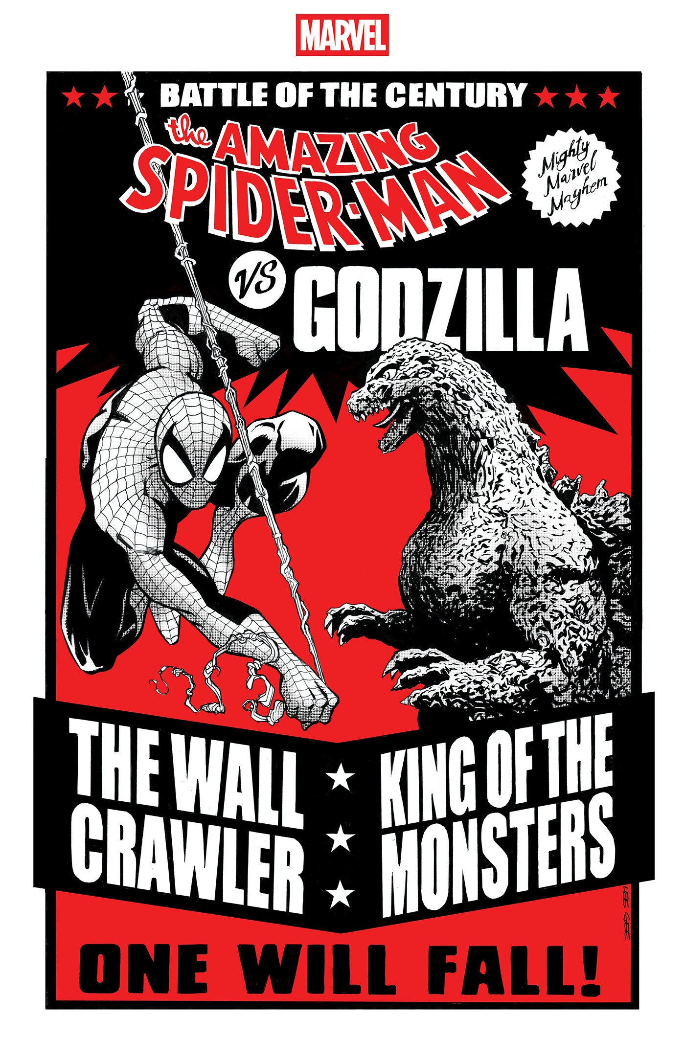 Godzilla vs. Spider-Man #1 Lee Garbett Versus Variant | Odin's Place