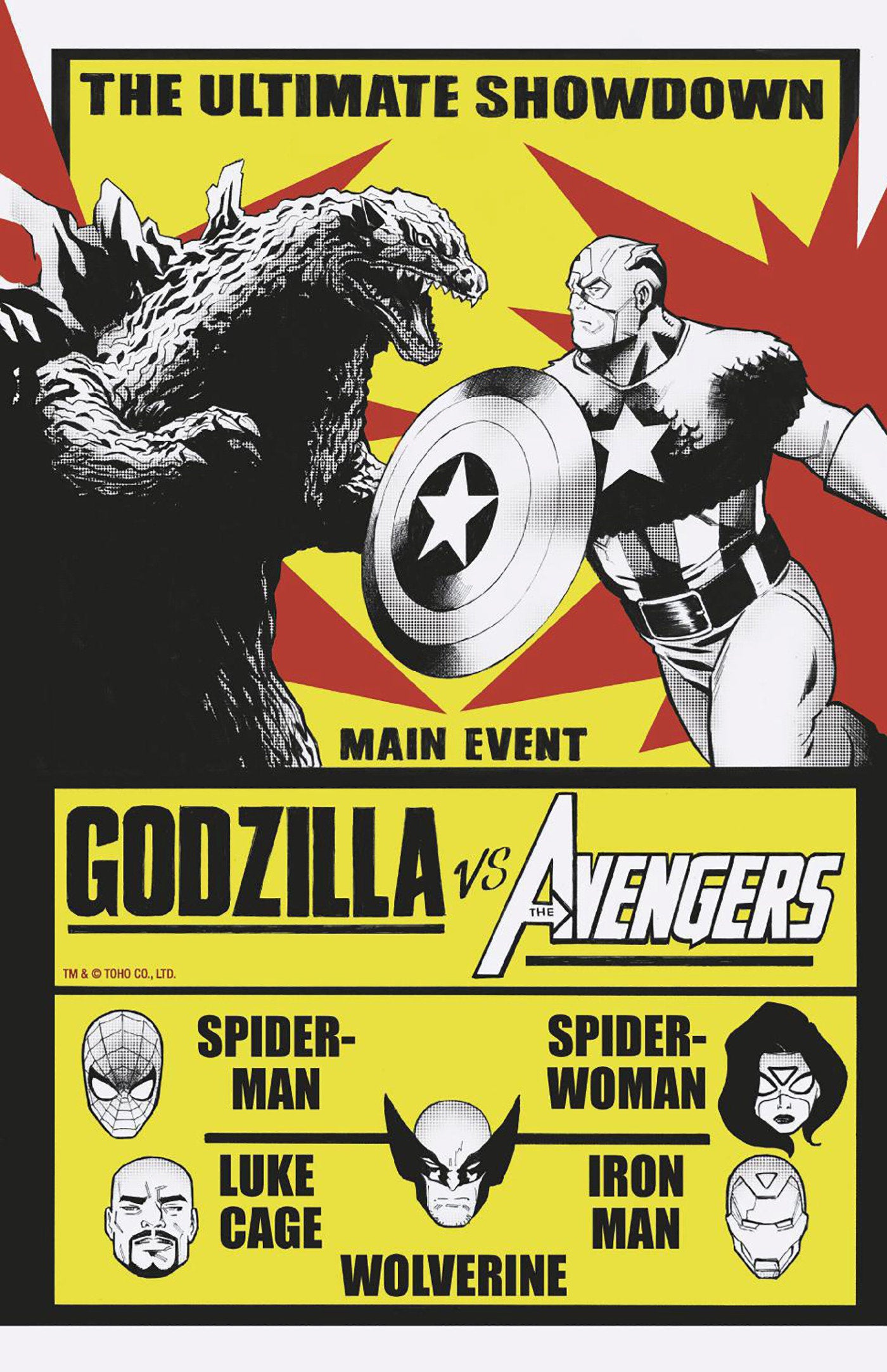 Godzilla vs. Avengers #1 Lee Garbett Versus Variant | Odin's Place