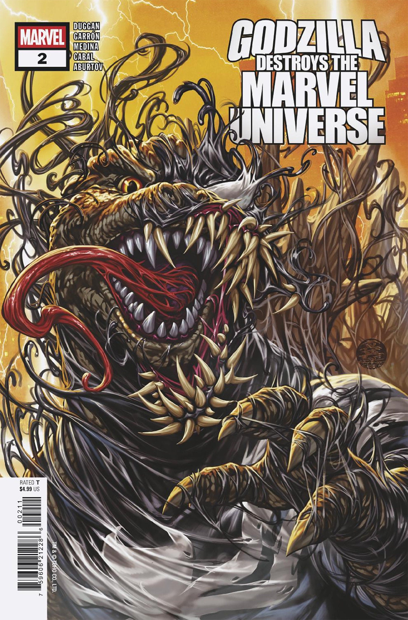Godzilla Destroys The Marvel Universe #2 | Odin's Place