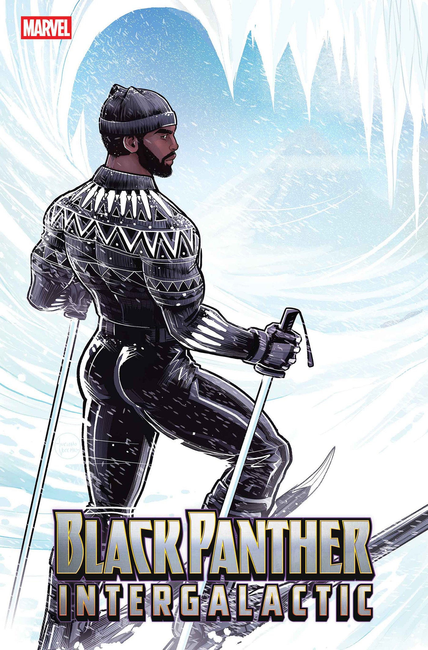 Black Panther: Intergalactic #1 Luciano Vecchio Winter Break Variant | Odin's Place