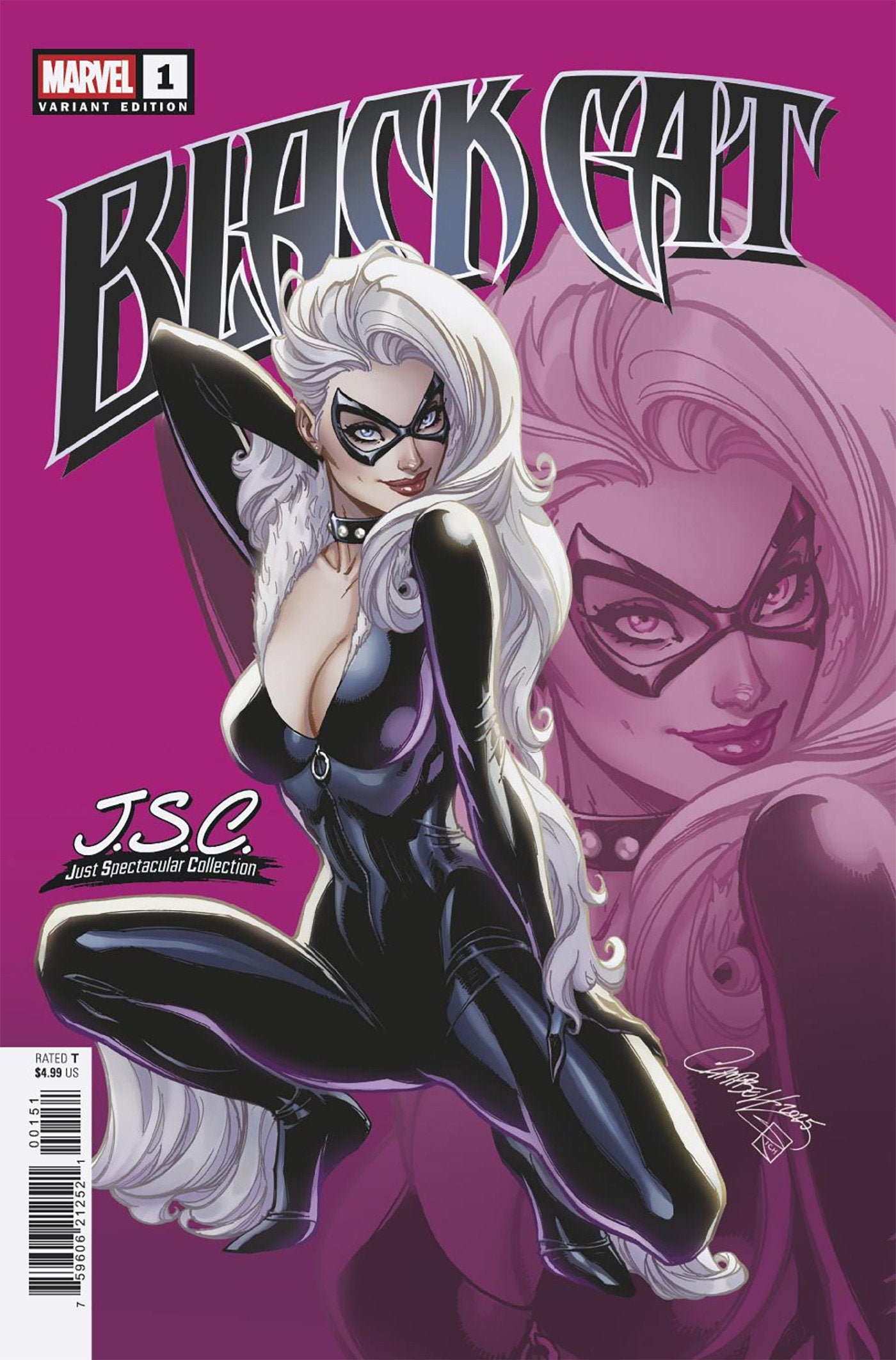 Black Cat #1 J. Scott Campbell Just Spectacular Collection Variant | Odin's Place