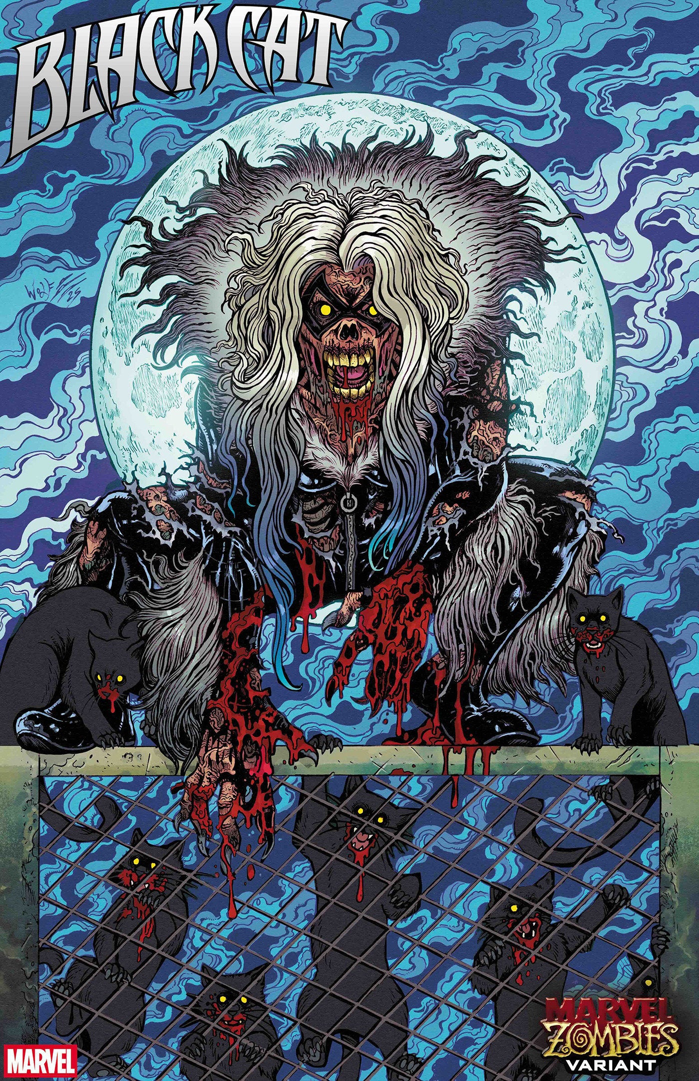 Black Cat #3 Maria Wolf Marvel Zombies Variant | Odin's Place
