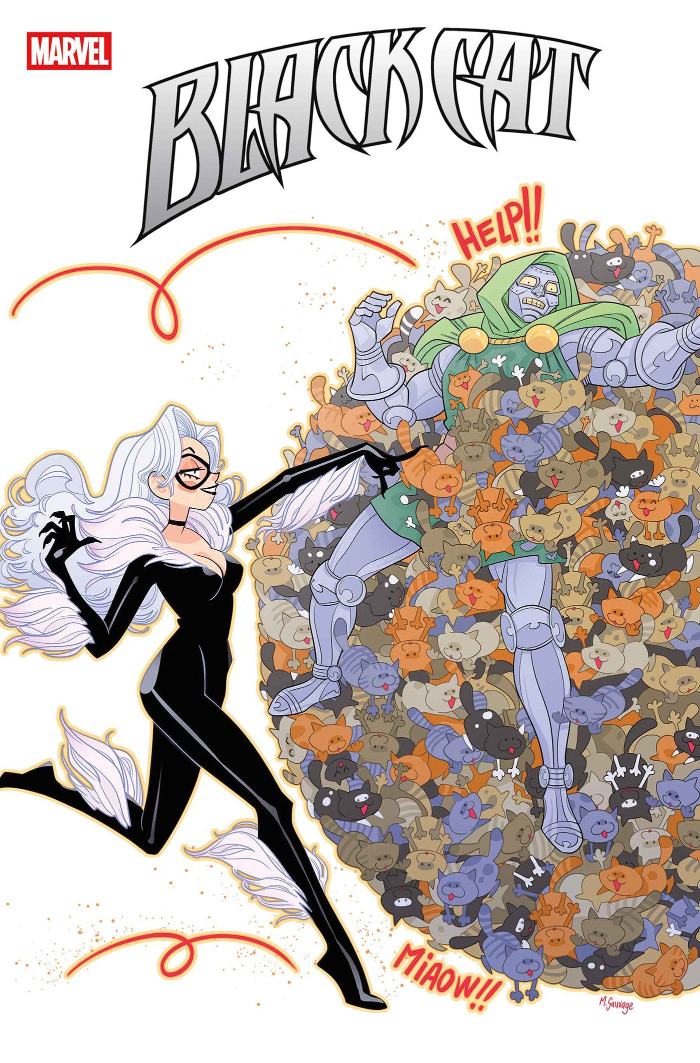 Black Cat #8 Marguerite Sauvage Doom Homage Variant | Odin's Place