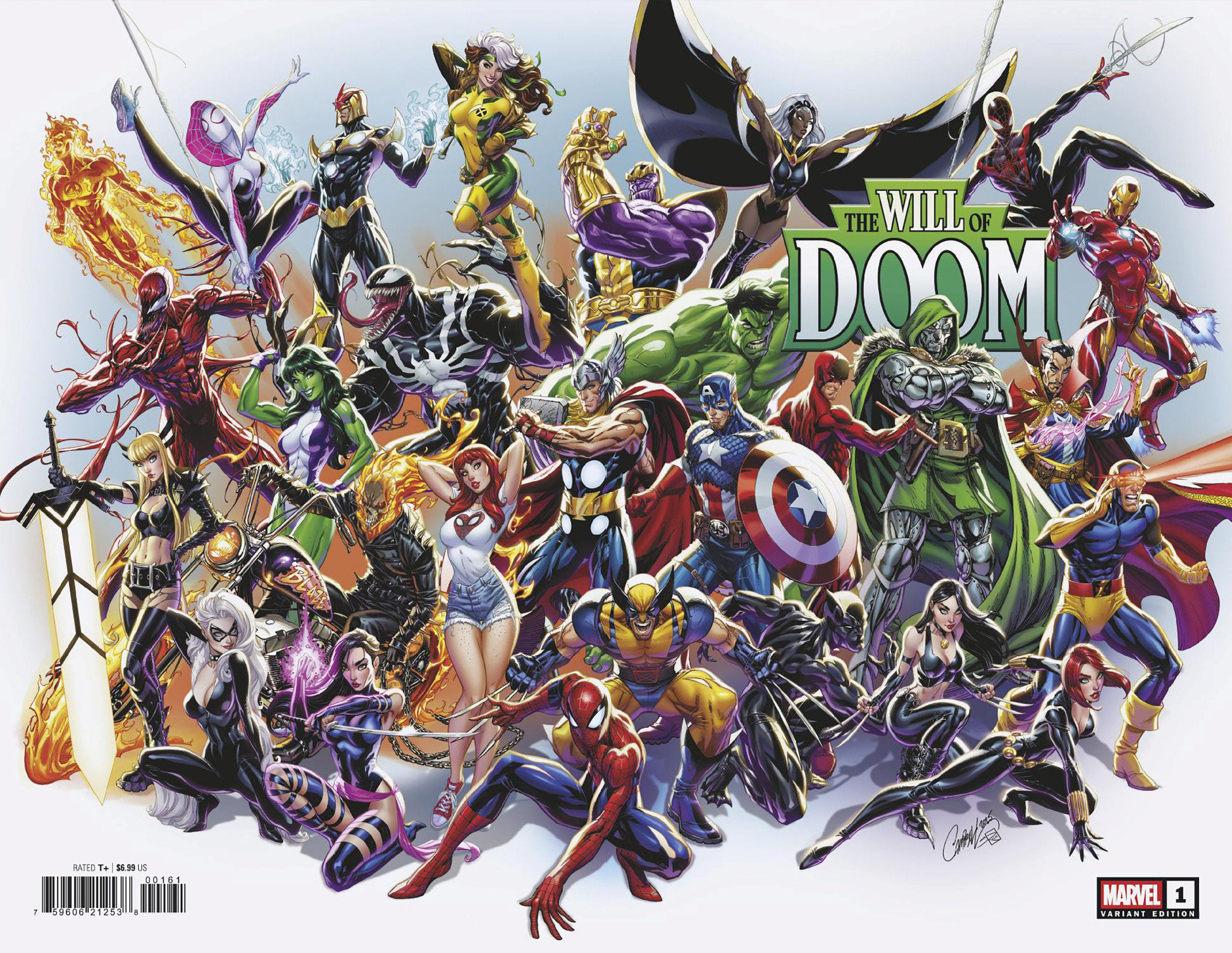 The Will Of Doom #1 J. Scott Campbell Wraparound Variant | Odin's Place