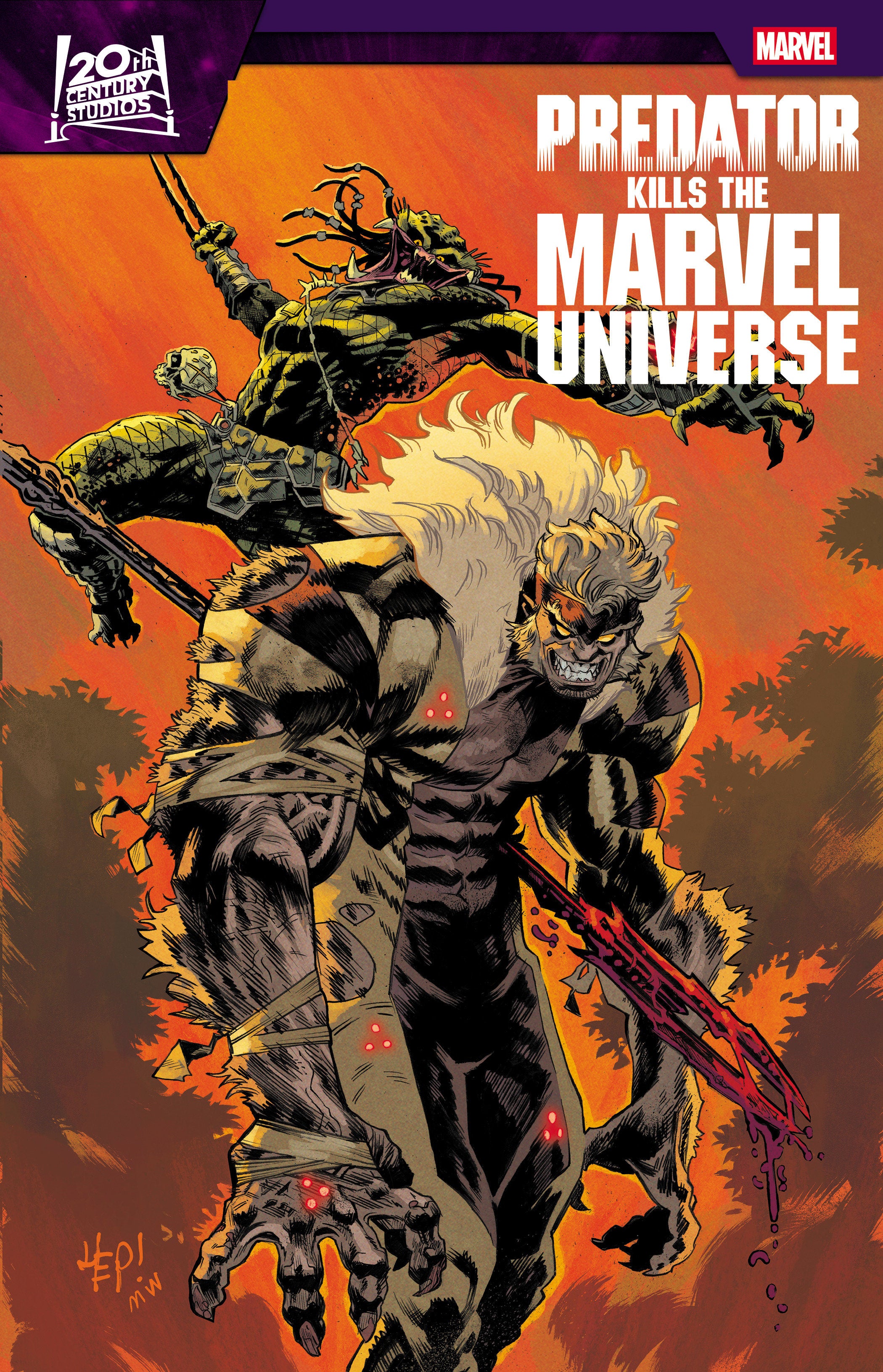 Predator Kills The Marvel Universe #3 Scott Hepburn Hunting The Hunters Variant | Odin's Place