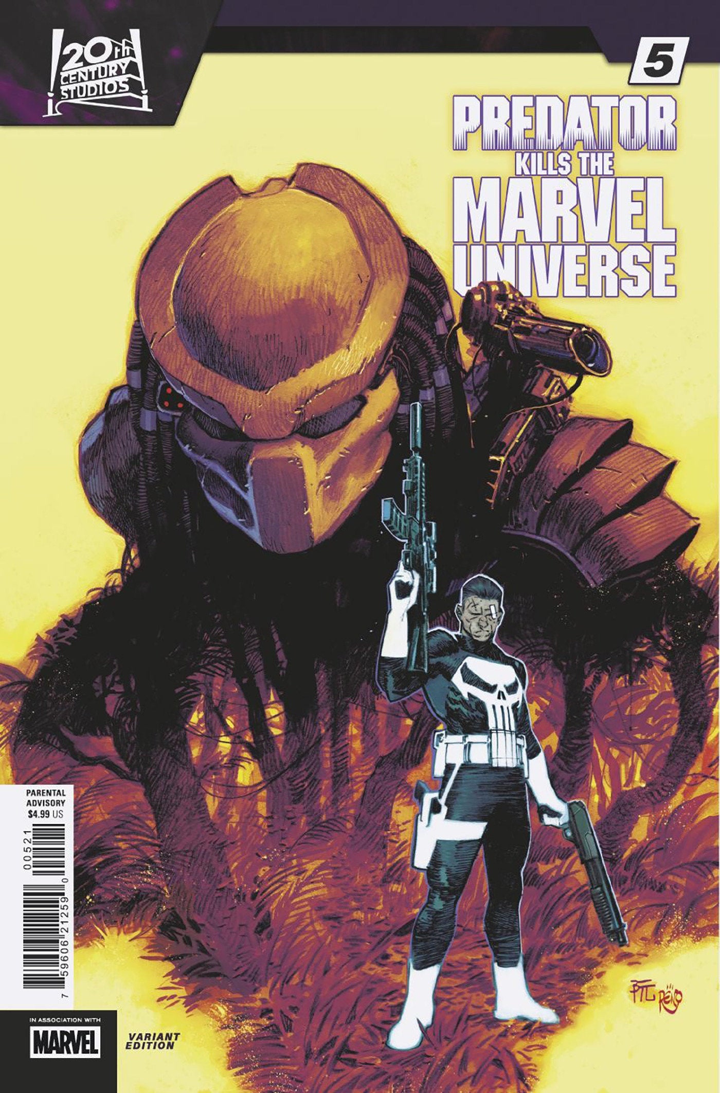 Predator Kills The Marvel Universe #5 Dike Ruan Hunting The Hunters Variant | Odin's Place