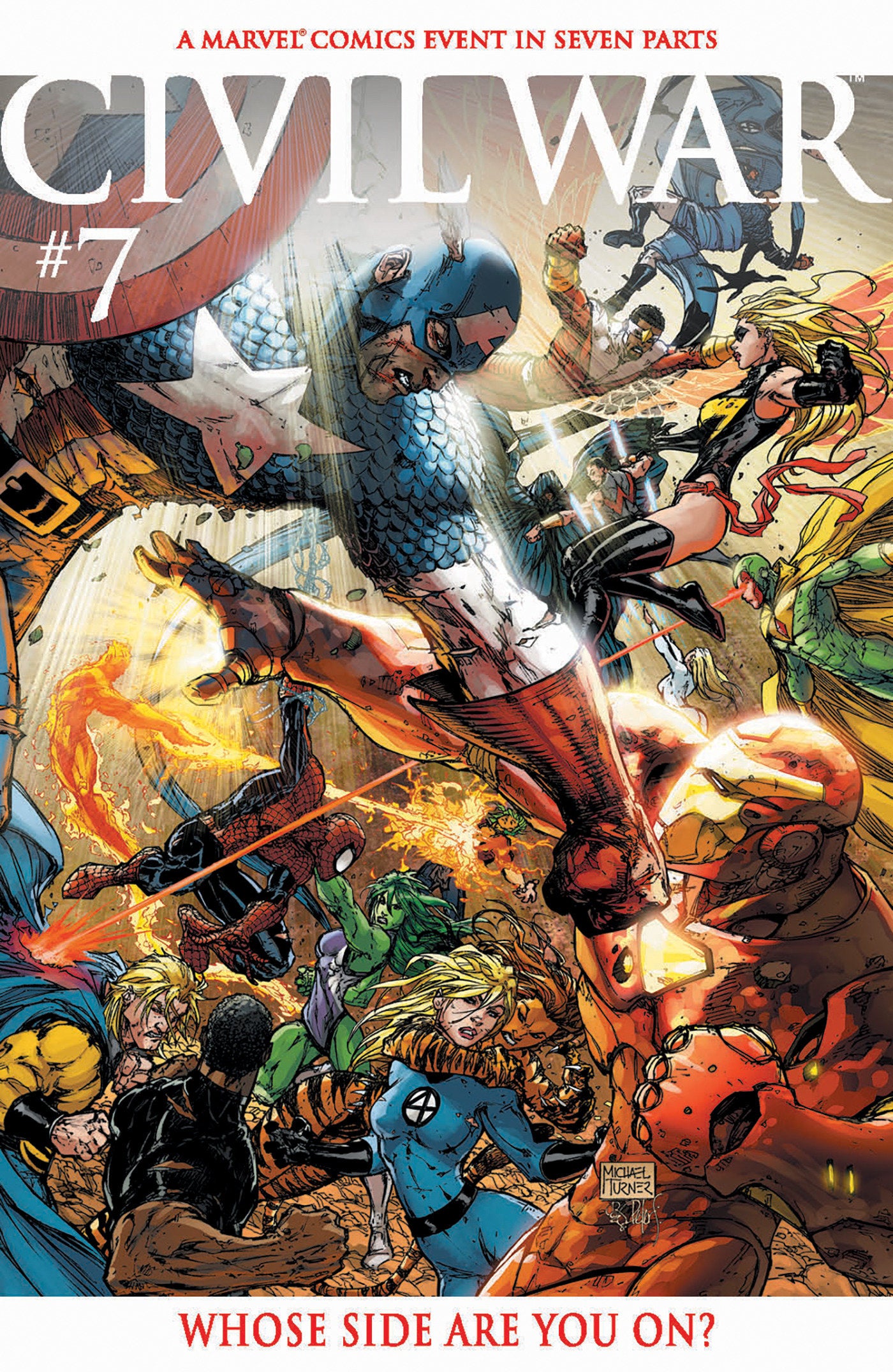 Civil War #7 Facsimile Edition Michael Turner Foil Variant | Odin's Place