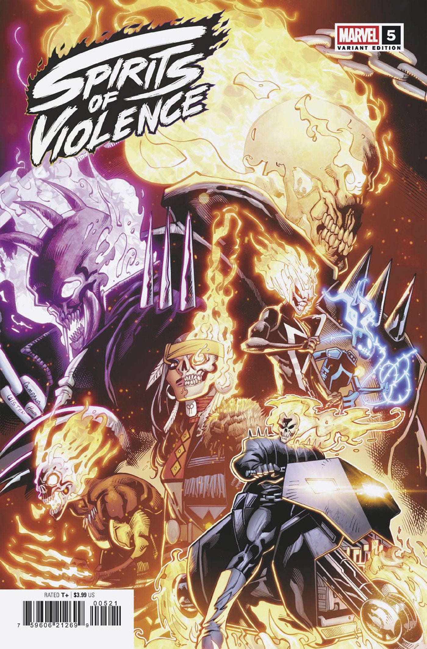 Spirits Of Violence #5 Chris Campana Variant | Odin's Place