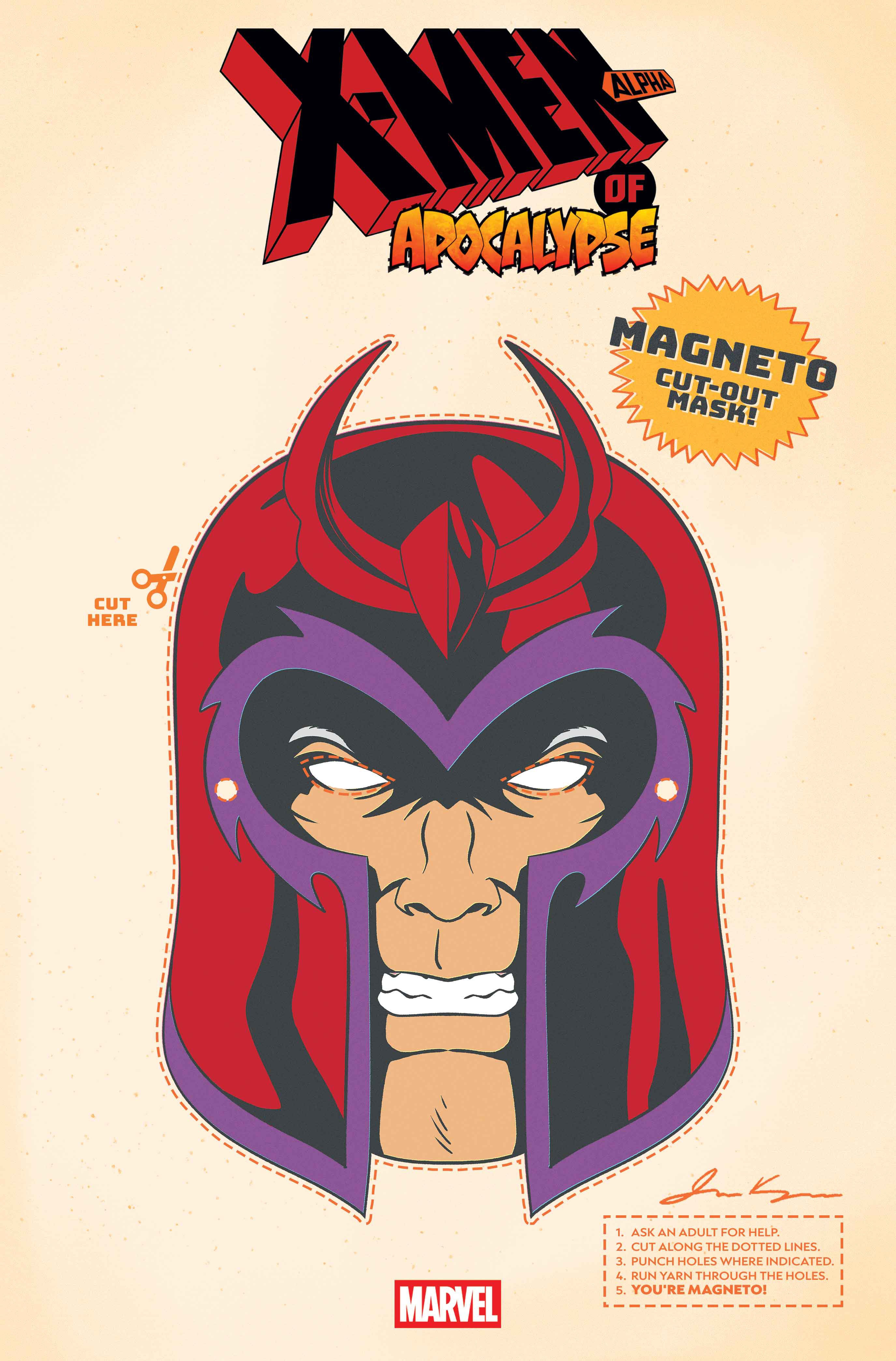 X Men Of Apocalypse Alpha #1 Retro Halloween Mask Variant | Odin's Place