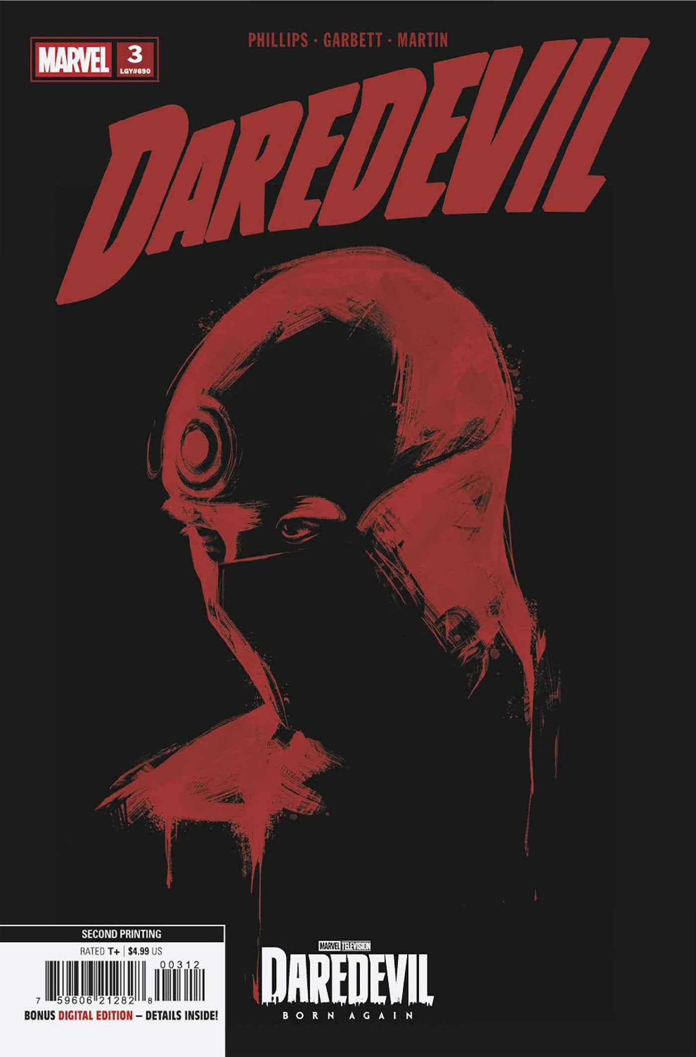 Daredevil #3 Marvel Television 2nd Printing Variant | Odin's Place