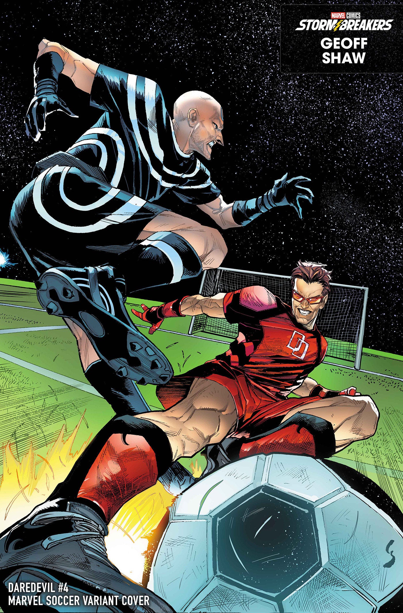 Daredevil #4 Geoff Shaw Marvel Soccer Variant | Odin's Place