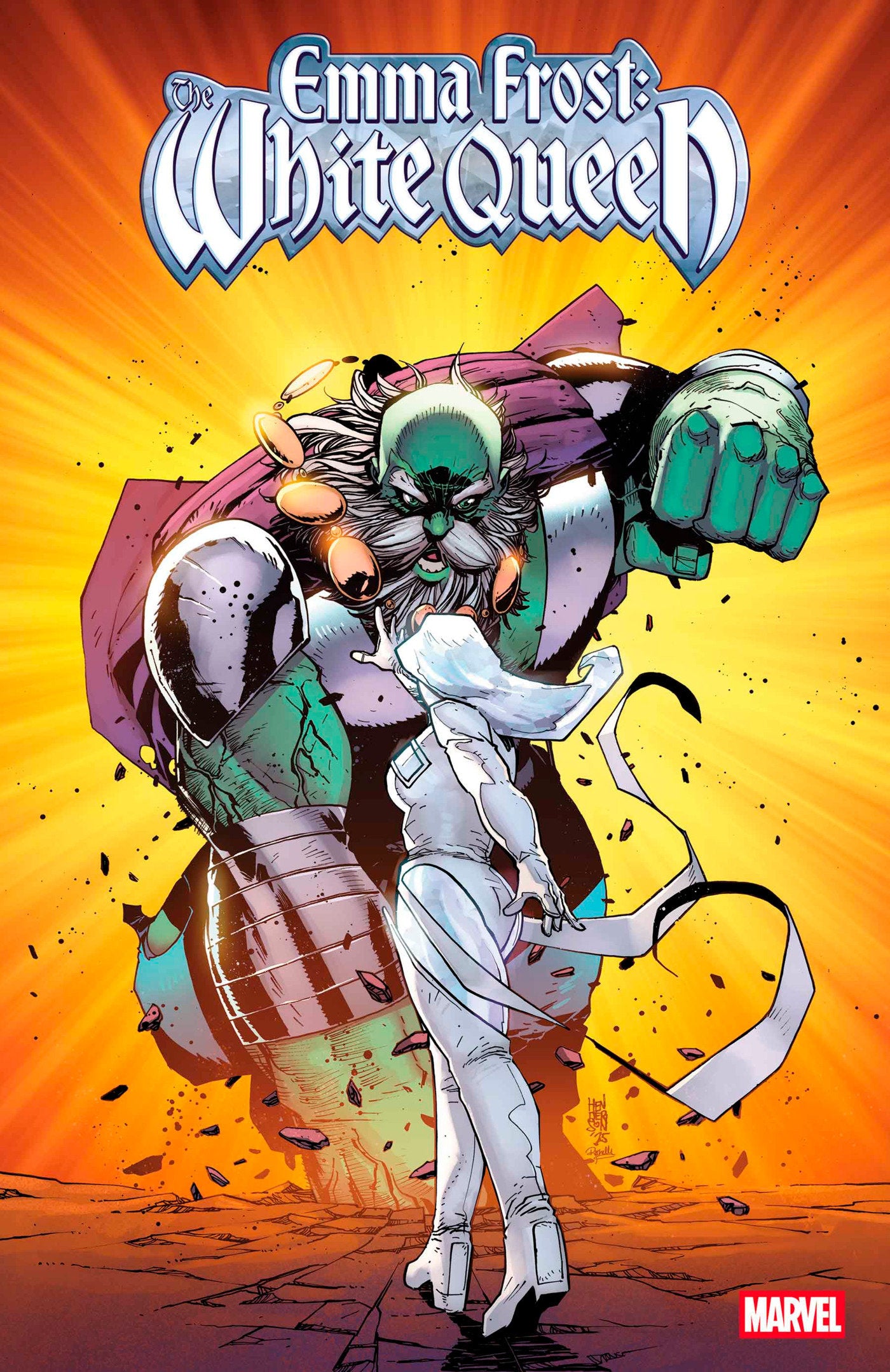 Emma Frost: The White Queen #1 Mike Henderson Bring On The Bad Guys Variant | Odin's Place
