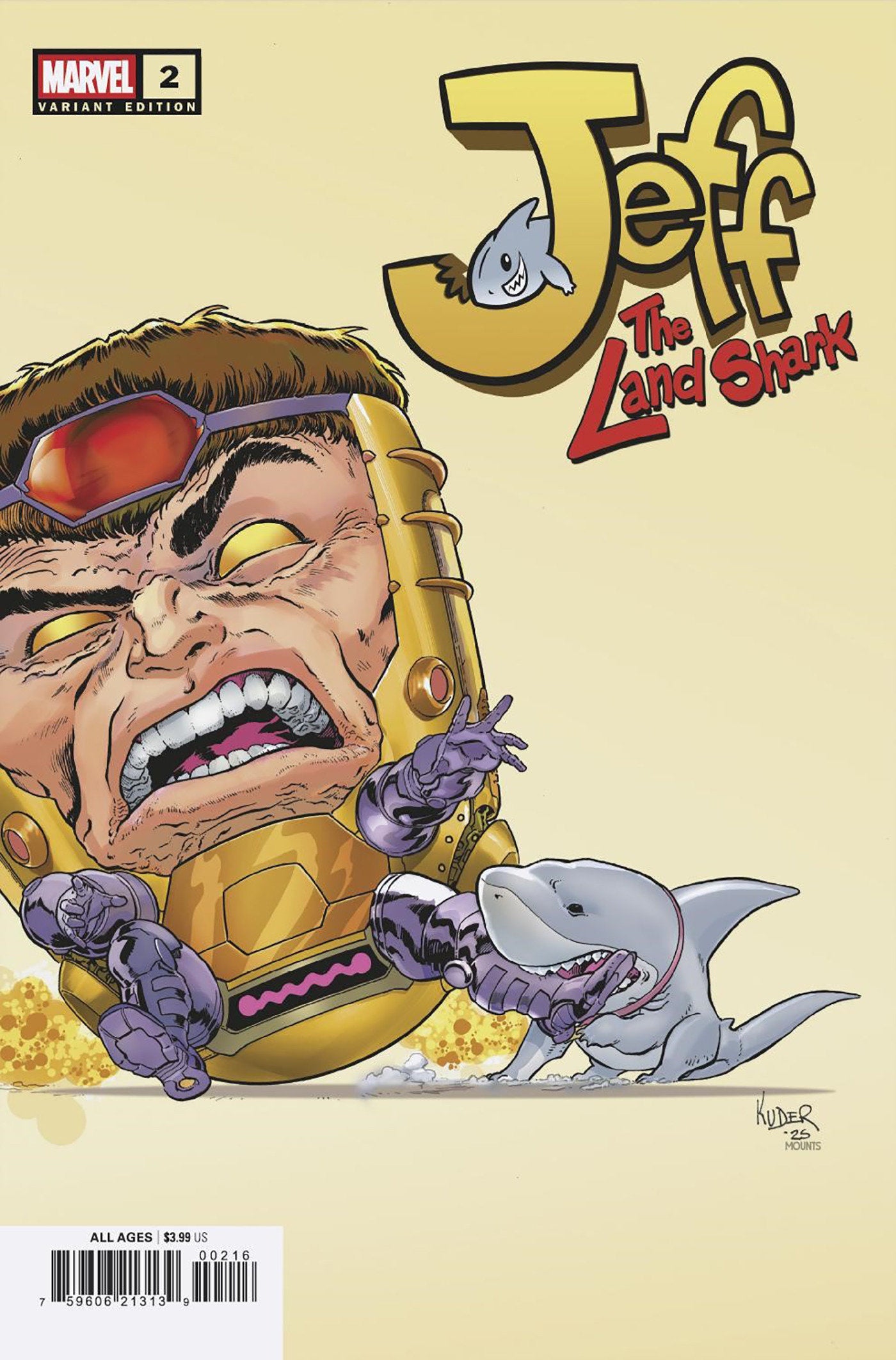 Jeff The Land Shark #2 Aaron Kuder Variant | Odin's Place