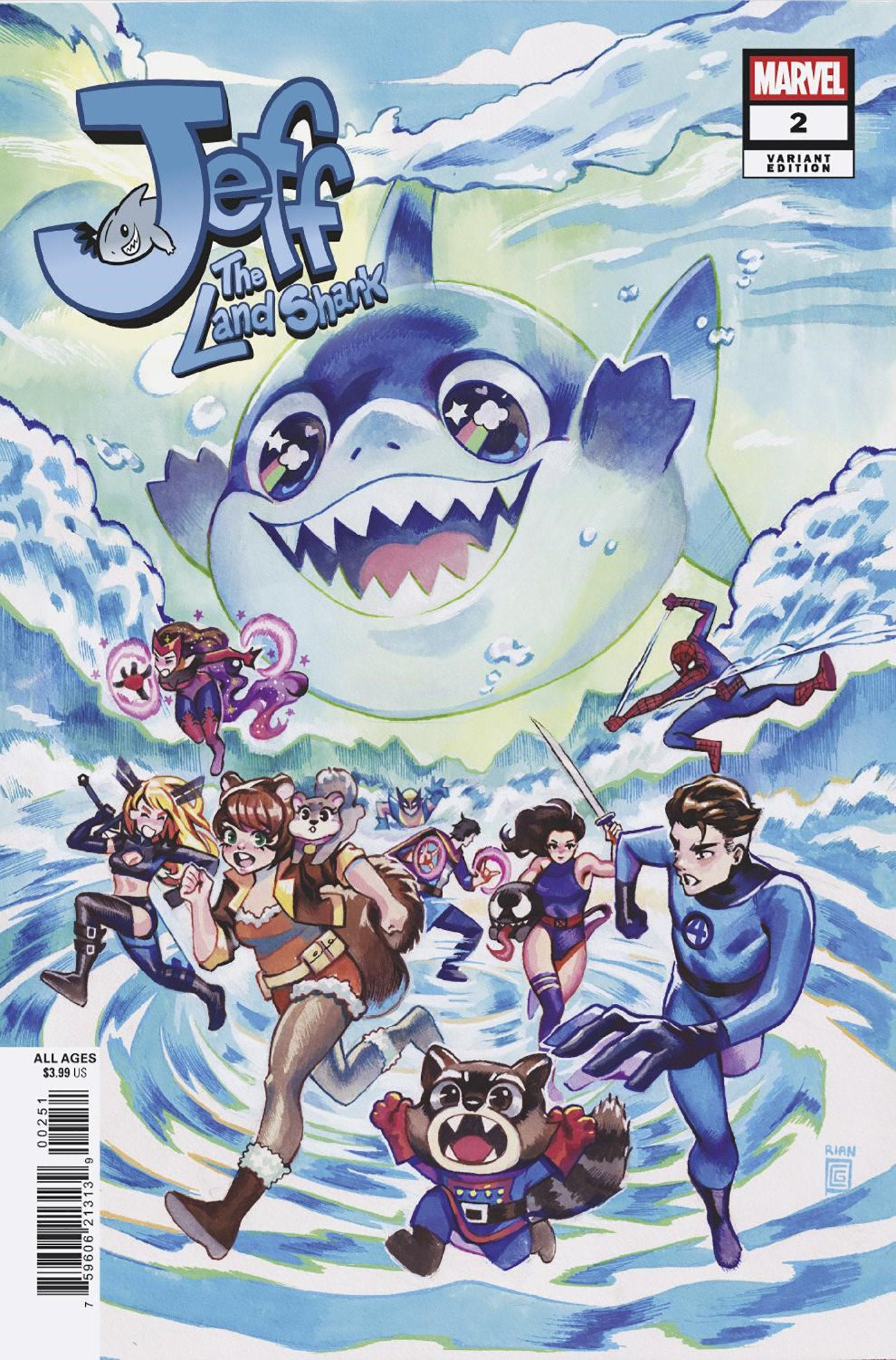 Jeff The Land Shark #2 Rian Gonzales Variant | Odin's Place