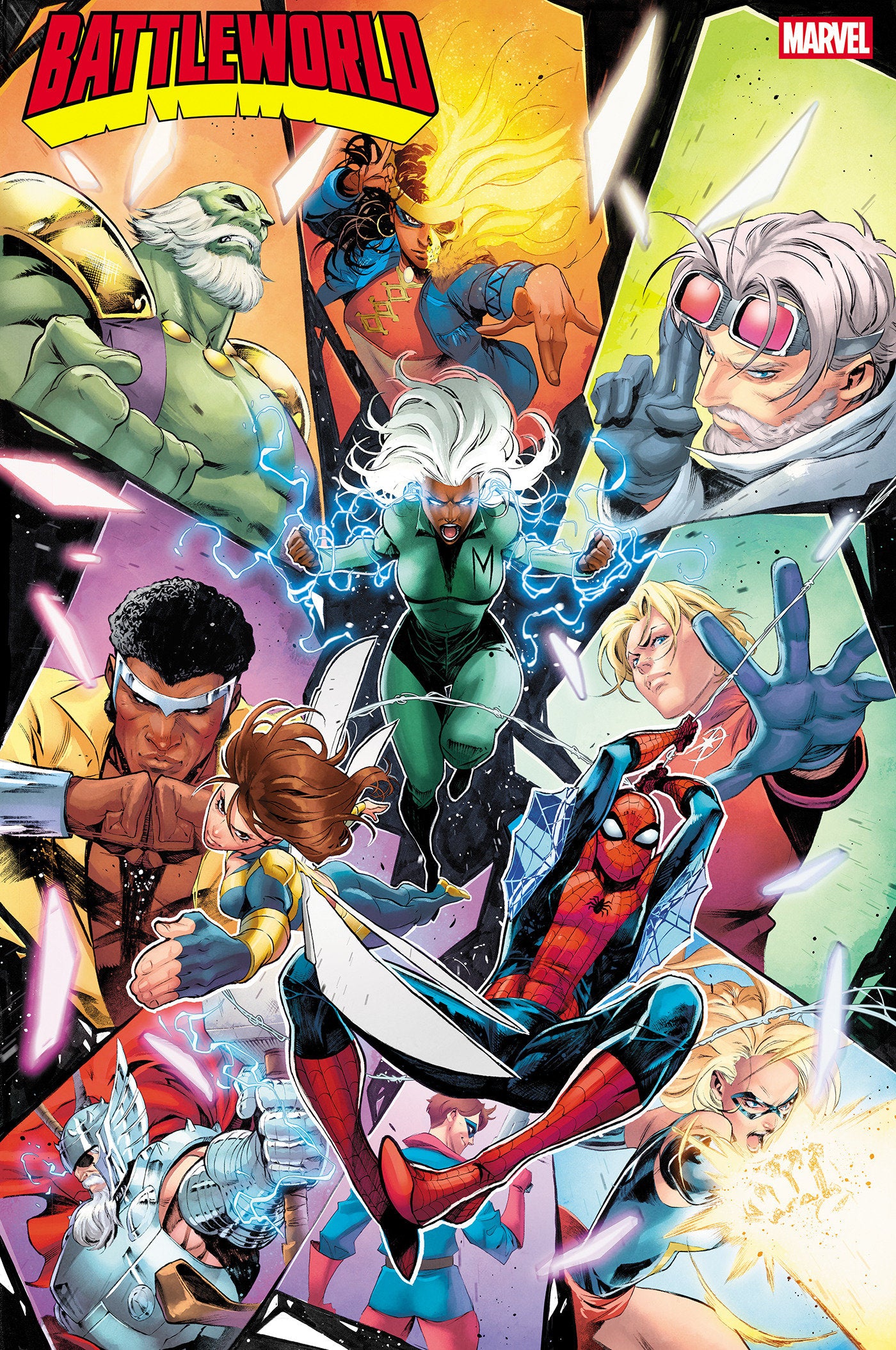 Battleworld #1 Iban Coello Foil Variant | Odin's Place