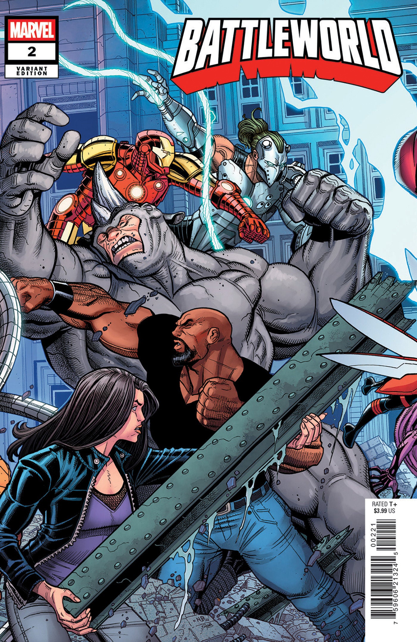 Battleworld #2 Nick Bradshaw 5 Part Connecting Variant B | Odin's Place