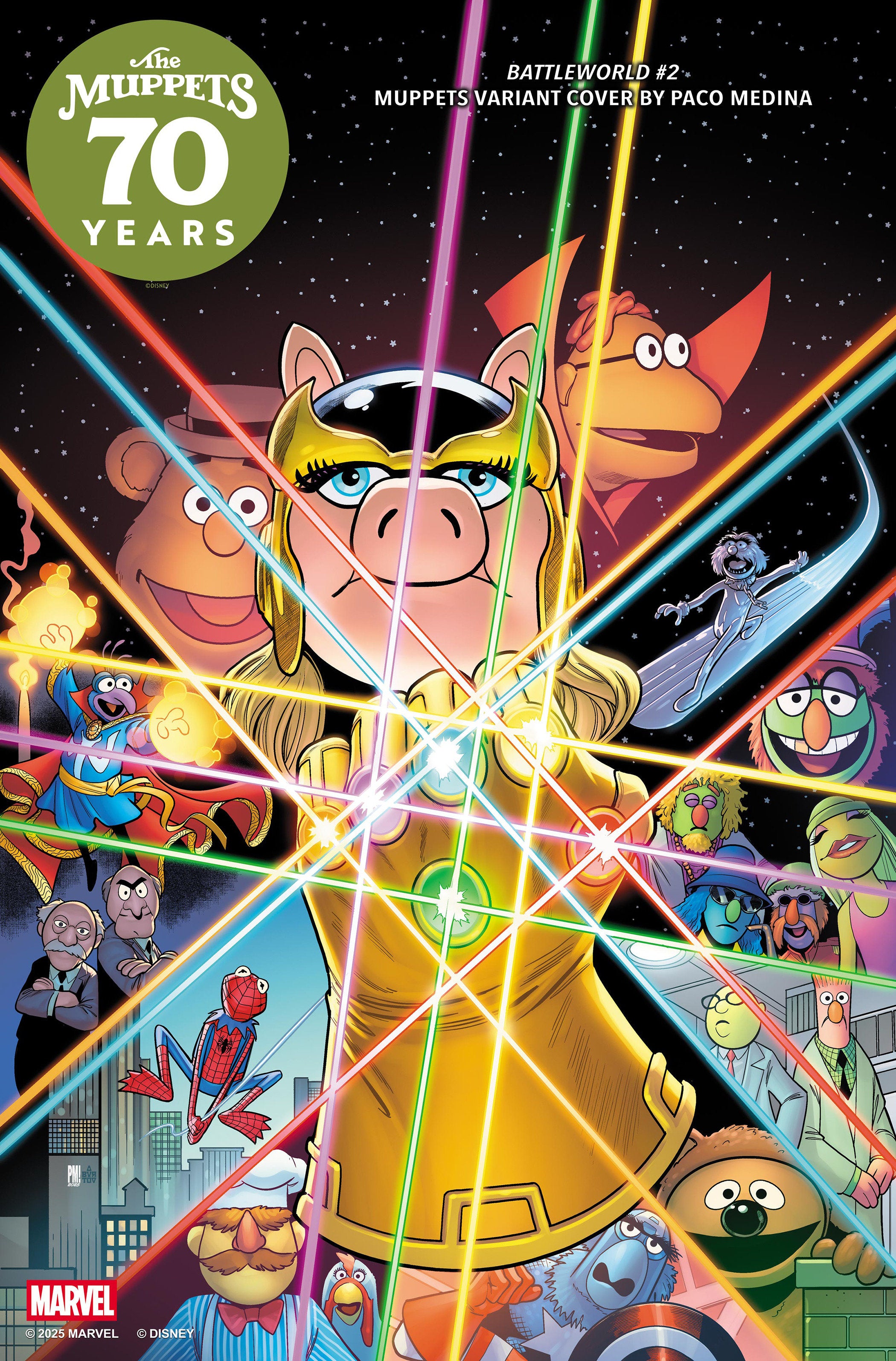 Battleworld #2 Paco Medina Muppets Variant | Odin's Place