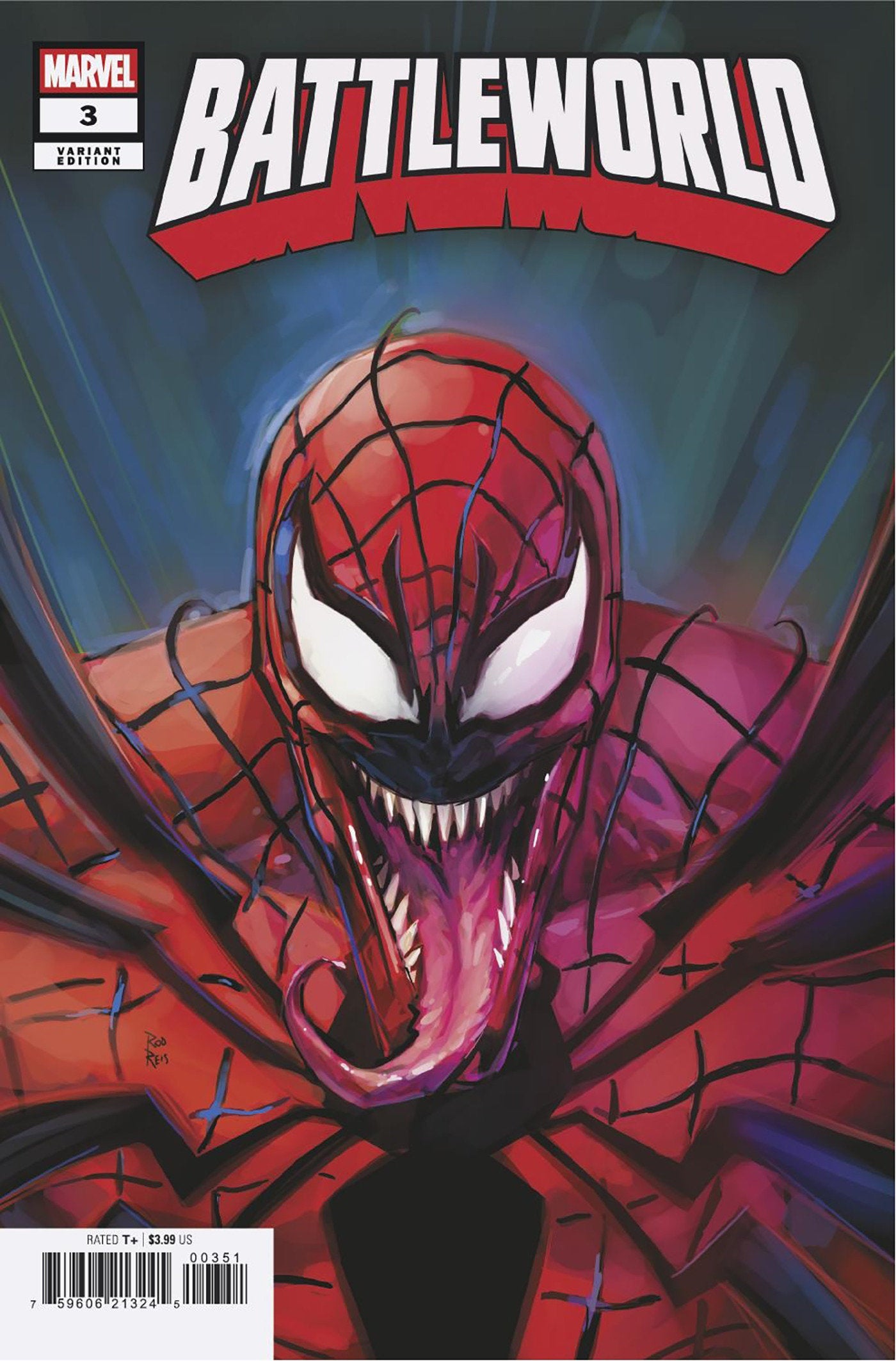 Battleworld #3 Rod Reis Venom 252 Variant | Odin's Place