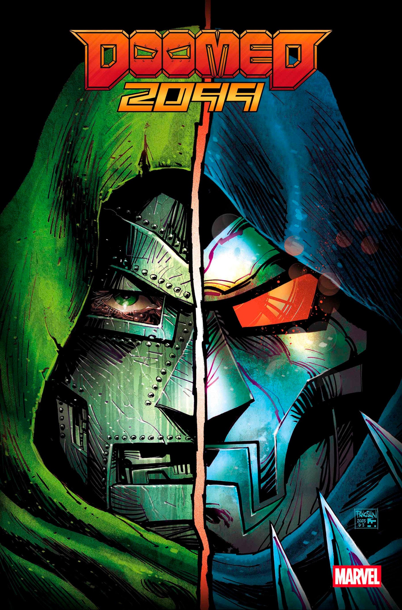 Doomed 2099 #1 Dan Panosian Doomed Mask Foil Variant | Odin's Place