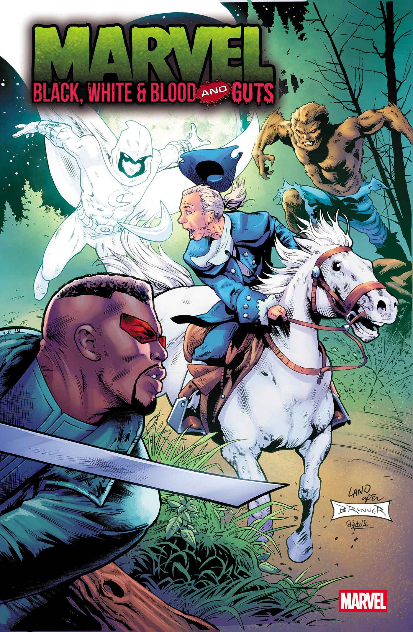 Marvel: Black, White & Blood And Guts #1 Greg Land 250 Th Homage Variant | Odin's Place