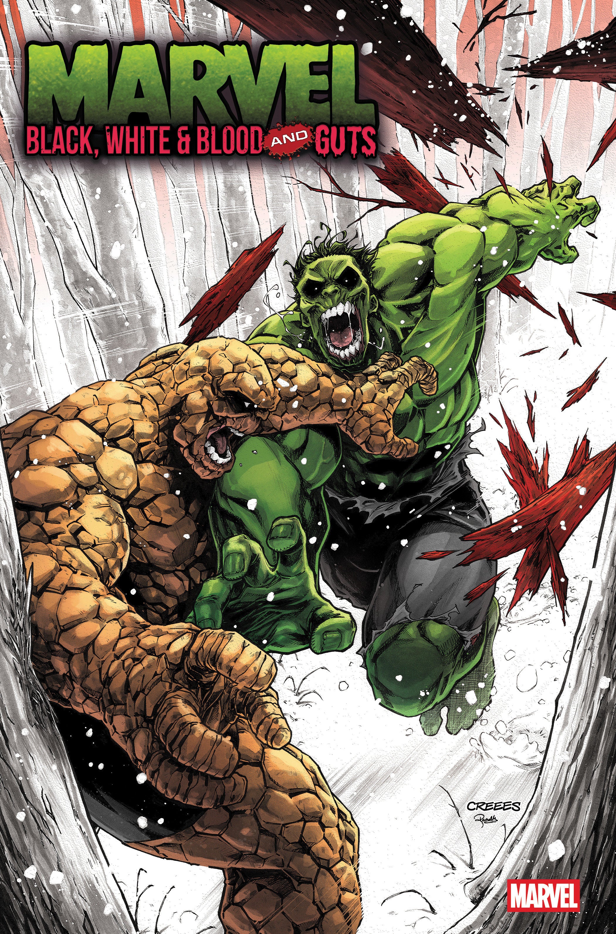 Marvel: Black, White & Blood And Guts #2 Creees Lee Variant | Odin's Place