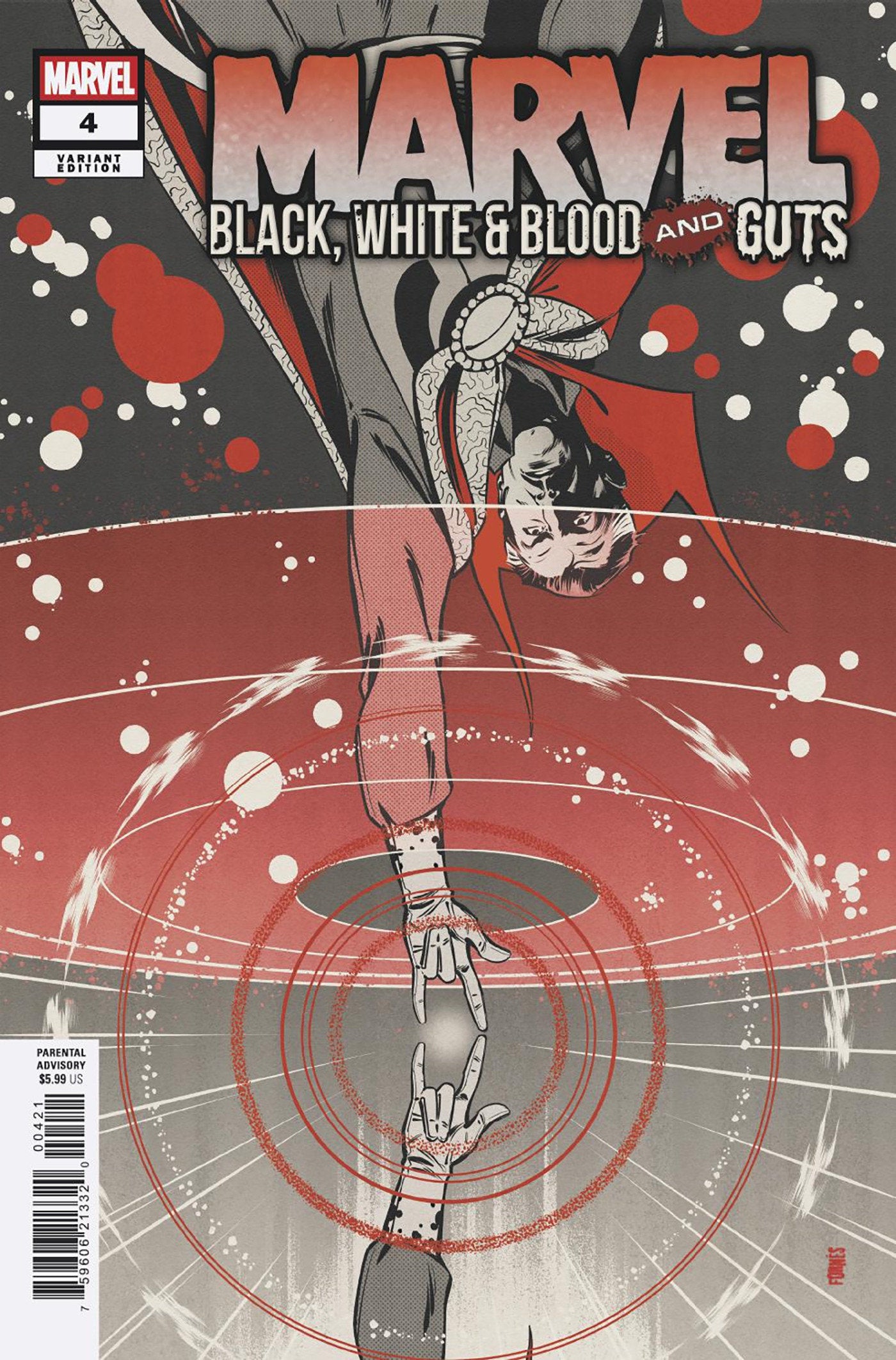 Marvel: Black, White & Blood And Guts #4 Jorge Fornes Variant | Odin's Place