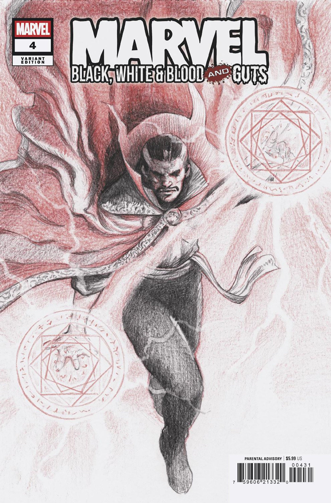 Marvel: Black, White & Blood And Guts #4 Mistsuhiro Arita Variant | Odin's Place