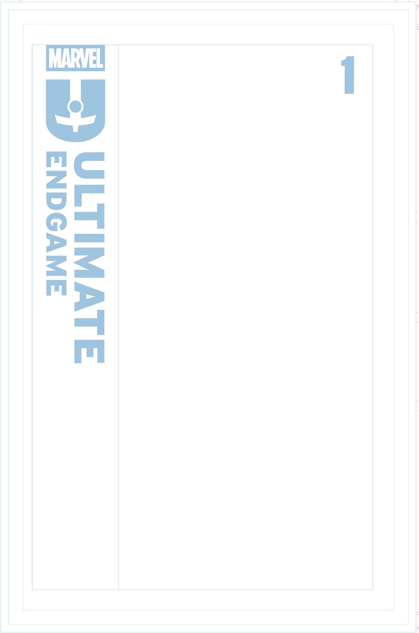 Ultimate Endgame #1 Blue Line Blank Variant | Odin's Place