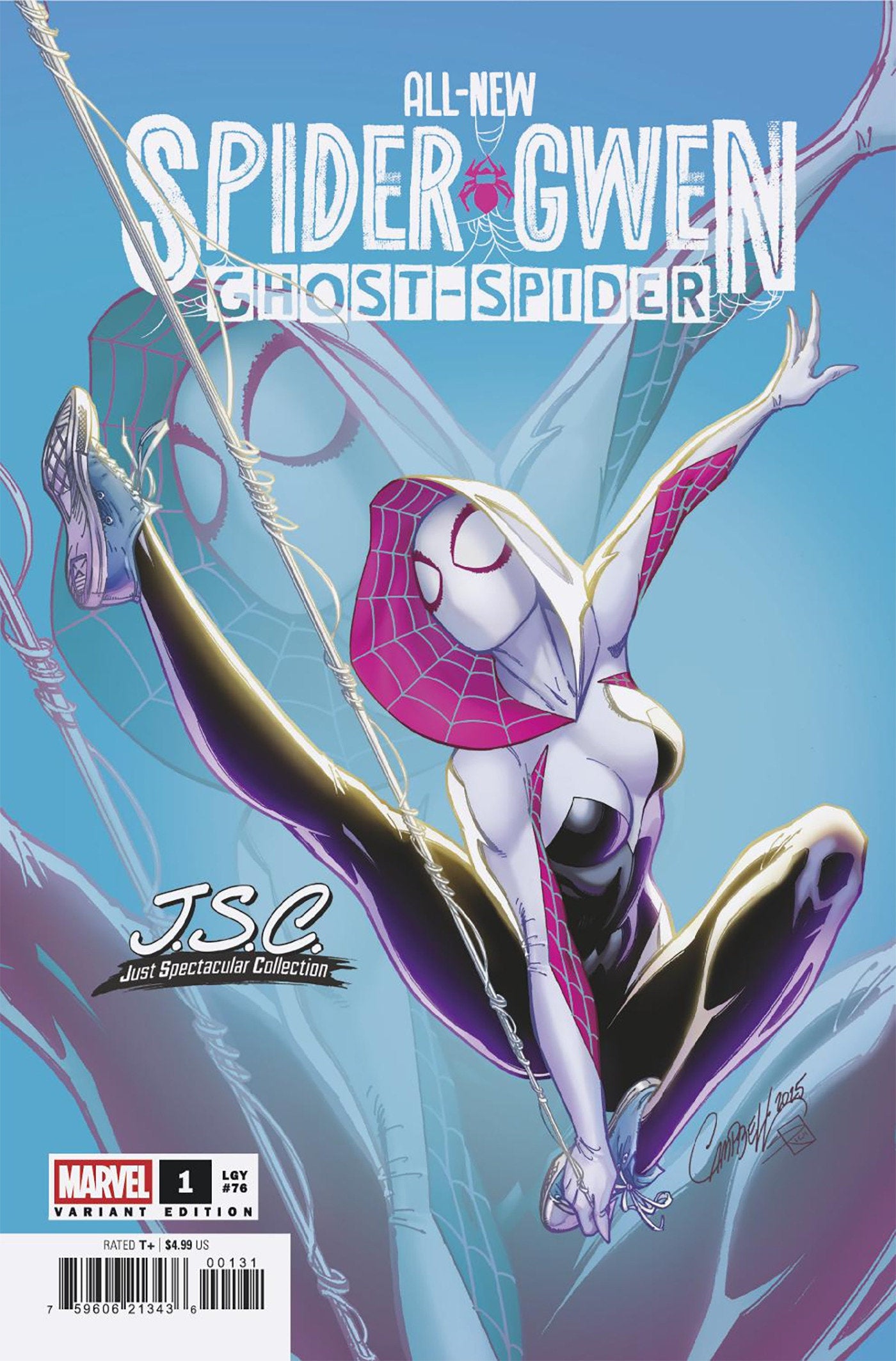 All-New Spider-Gwen: The Ghost-Spider #1 J. Scott Campbell Just Spectacular Collection Variant | Odin's Place