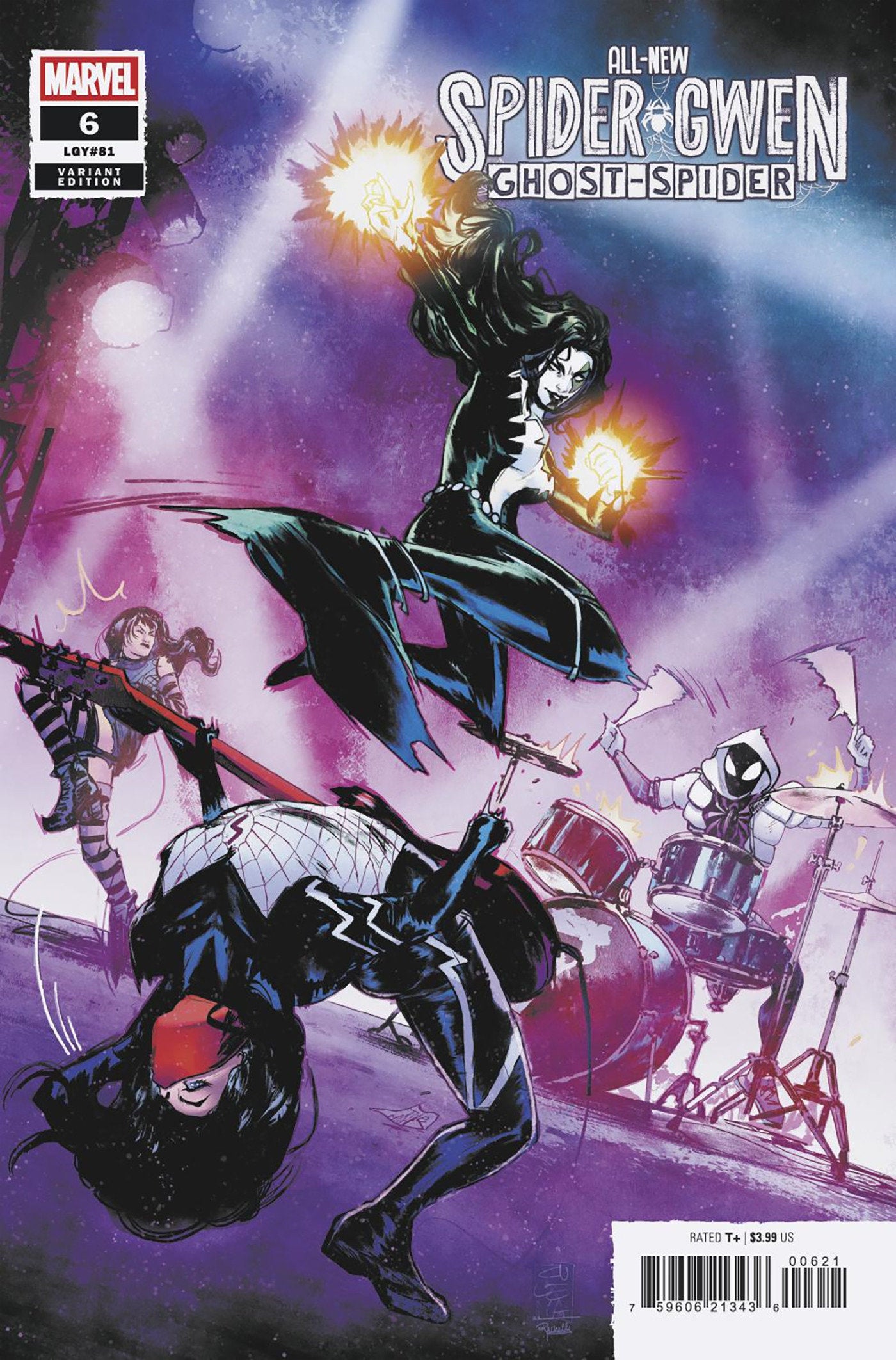 All New Spider Gwen: The Ghost Spider #6 Zulema Scotto Lavina Variant | Odin's Place