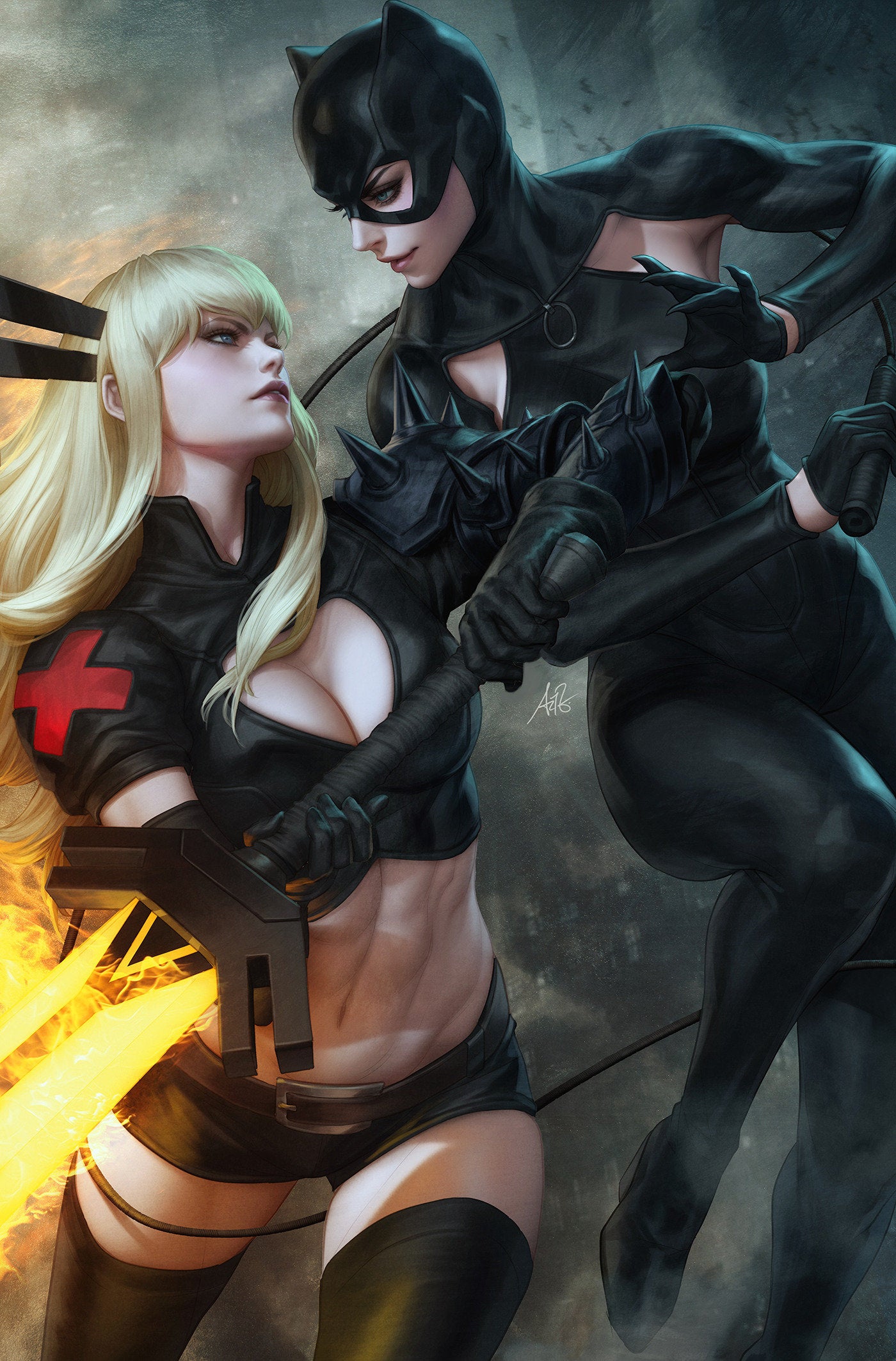 Marvel/DC: Deadpool/Batman #1 Artgerm Full Art Variant | Odin's Place