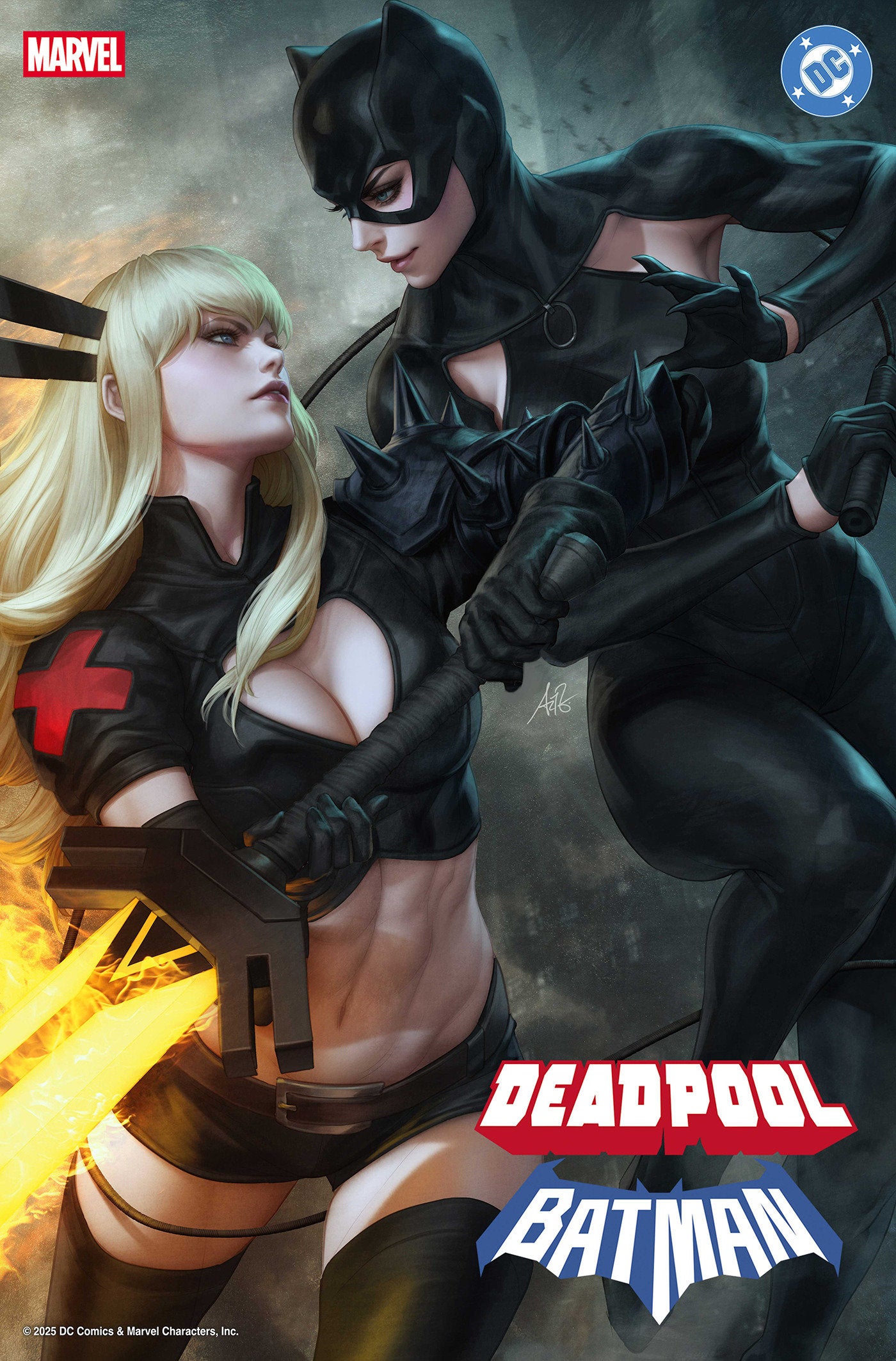 Marvel/DC: Deadpool/Batman #1 Artgerm Variant | Odin's Place