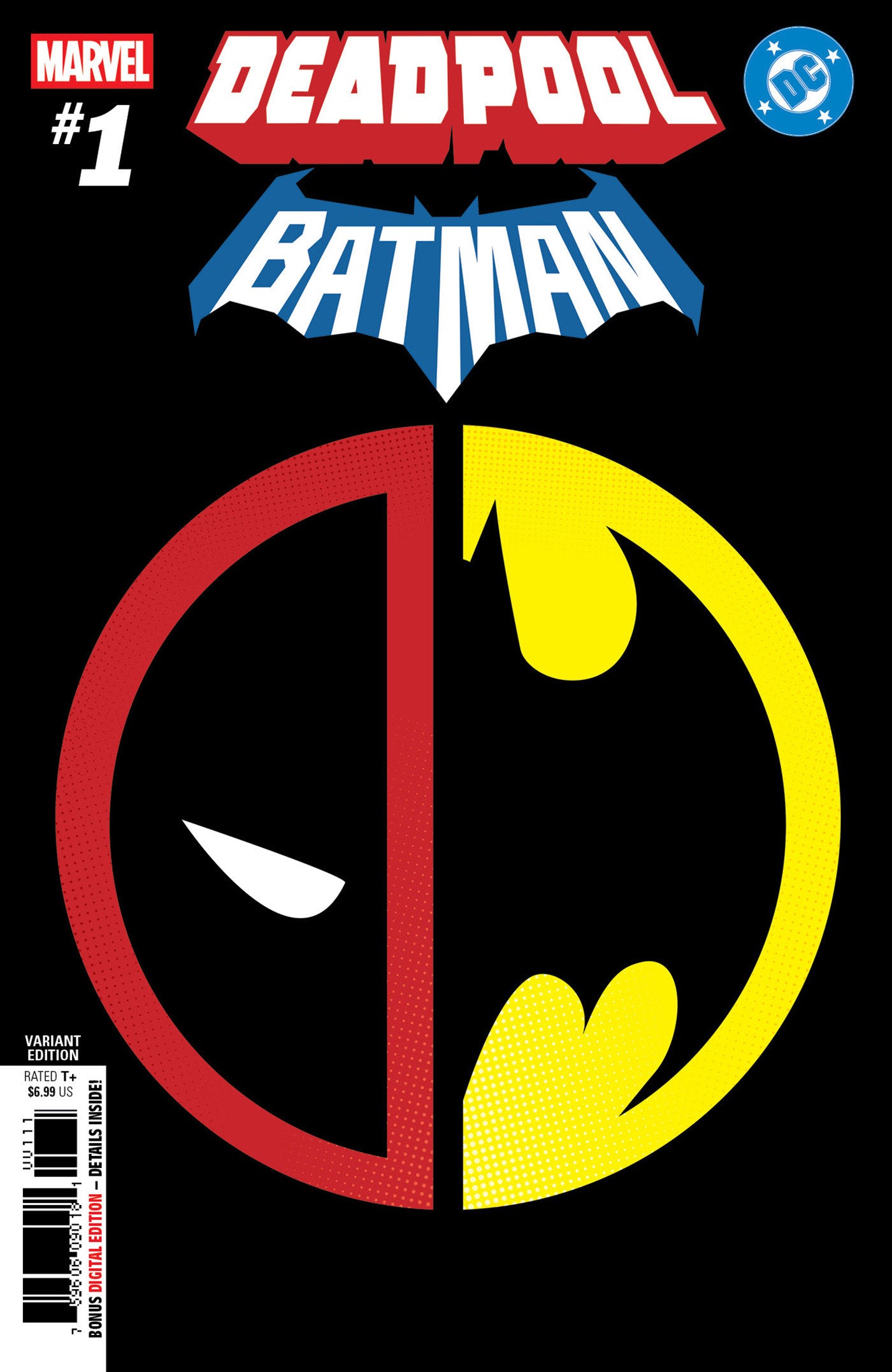Marvel/DC: Deadpool/Batman #1 Insignia Mashup Variant | Odin's Place