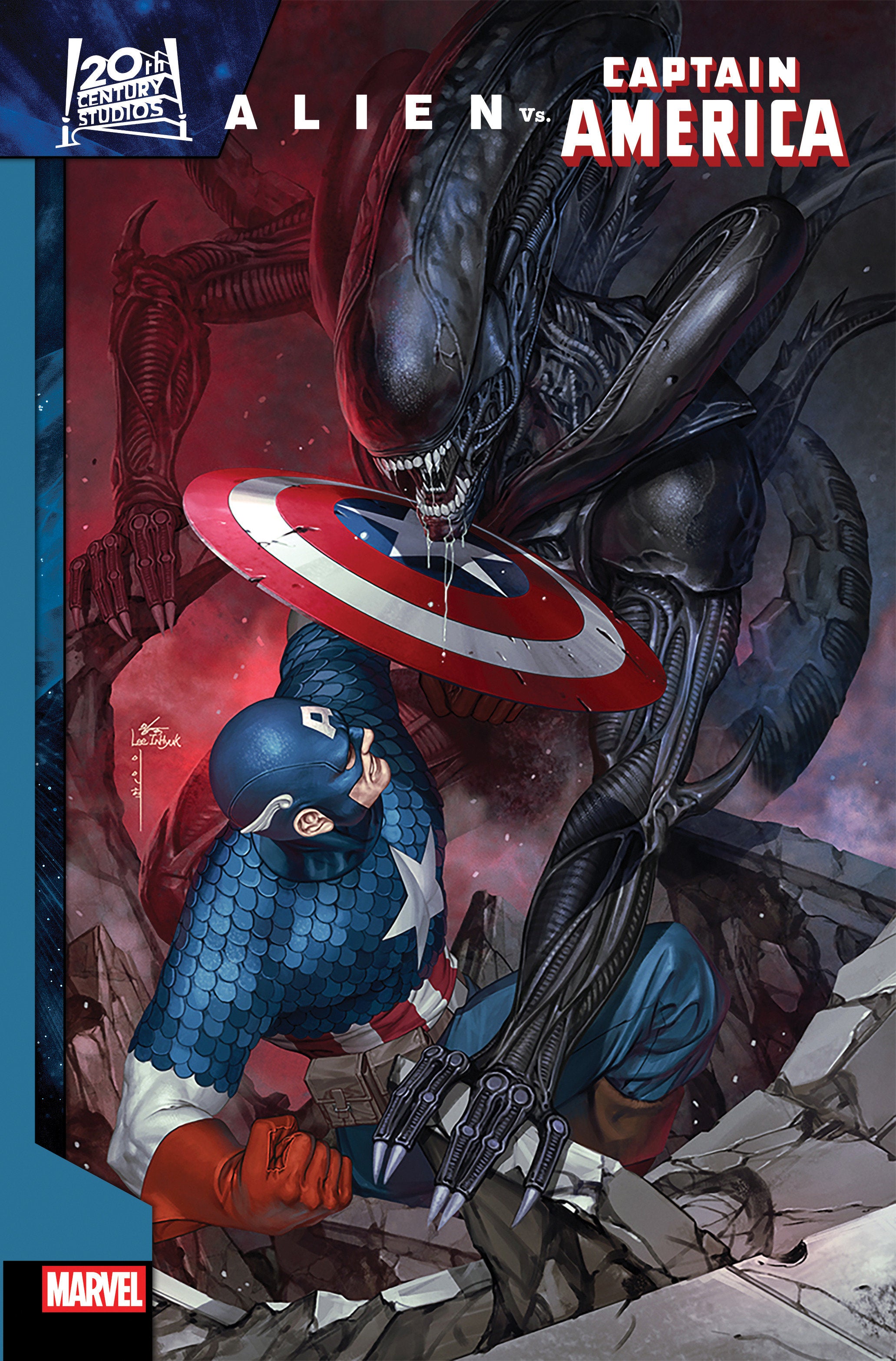 Alien vs. Captain America #1 Inhyuk Lee Variant | Odin's Place