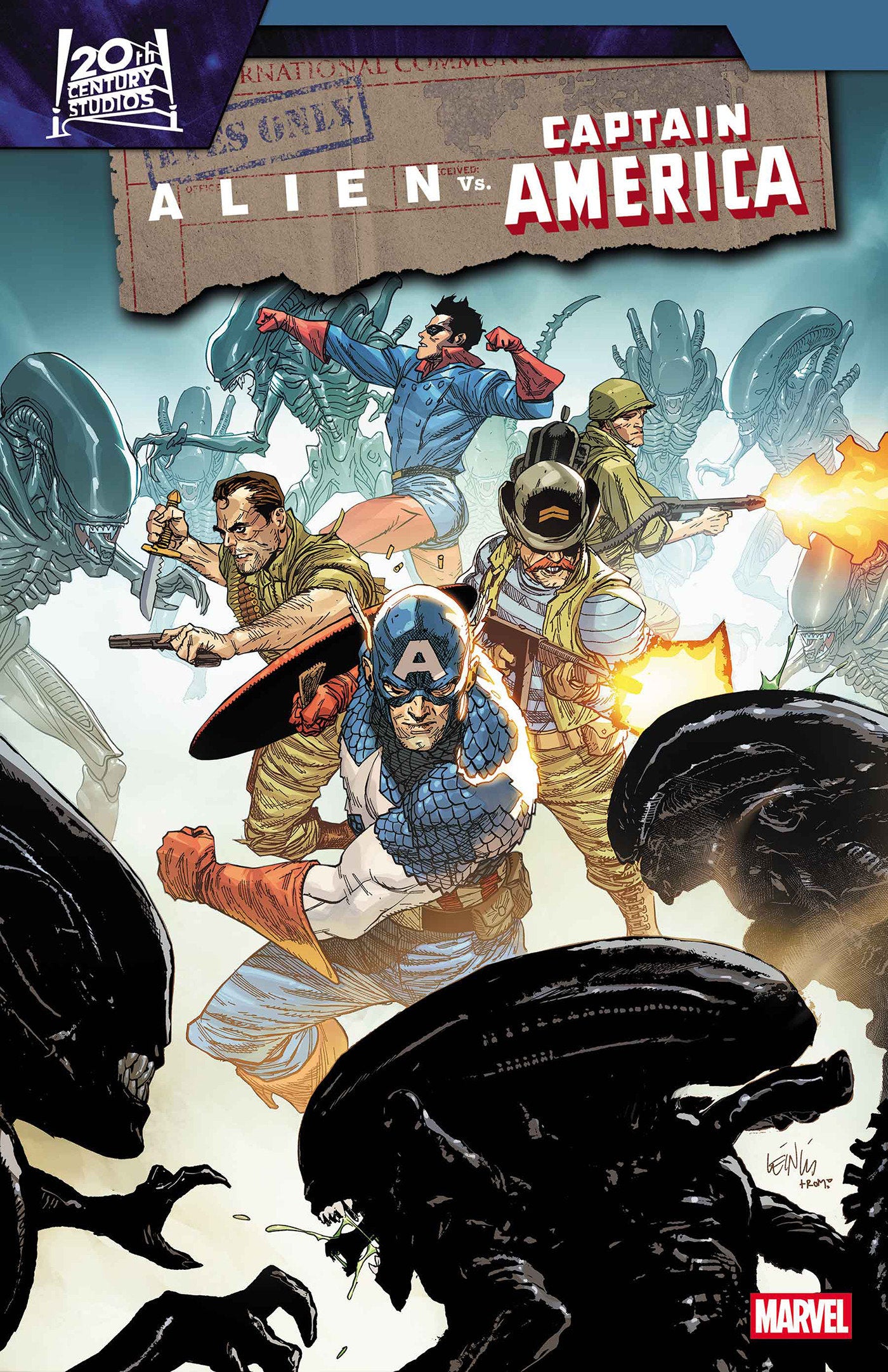 Alien vs. Captain America #2 | Odin's Place