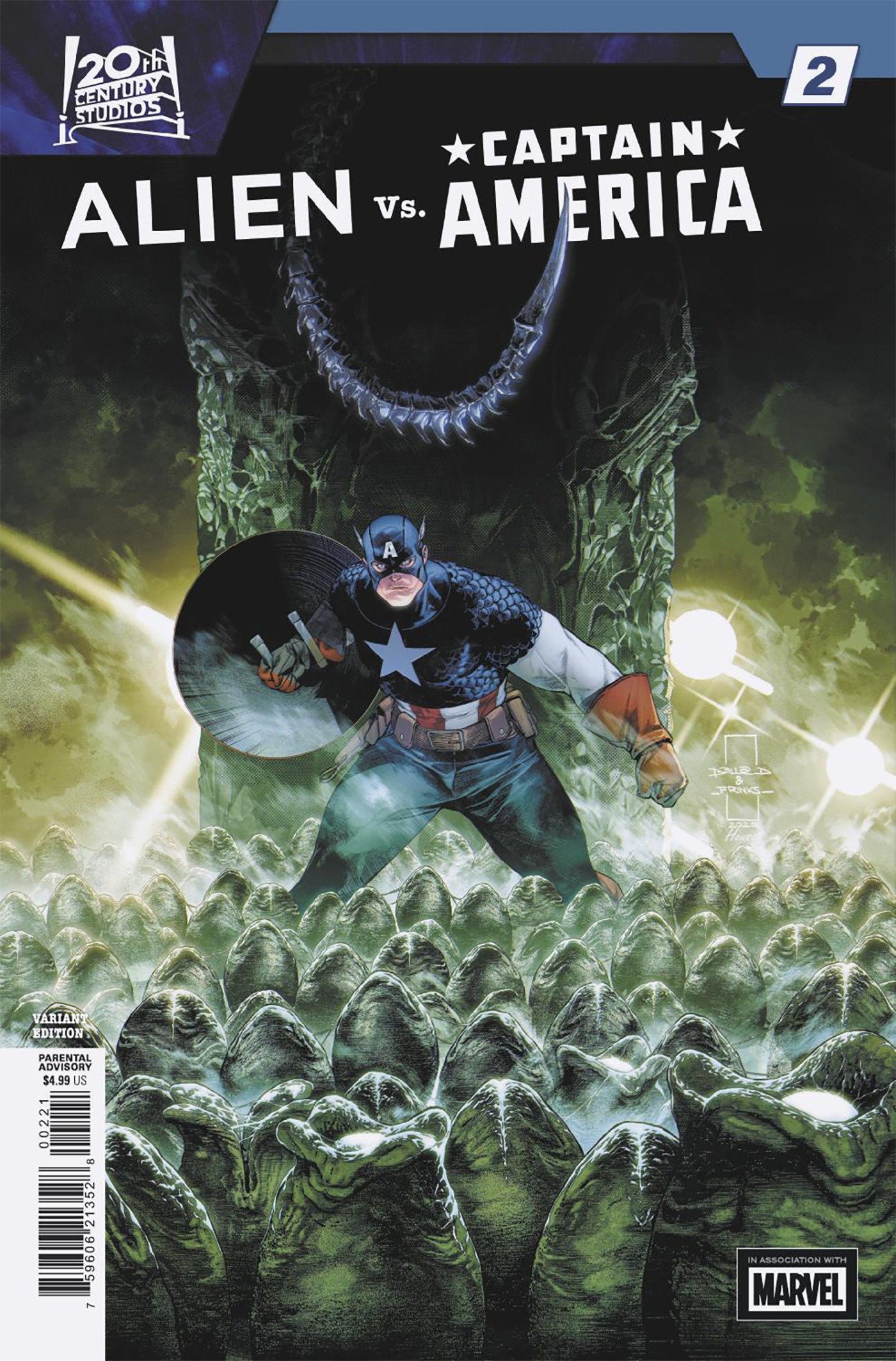 Alien vs. Captain America #2 Diazalpizar Variant | Odin's Place