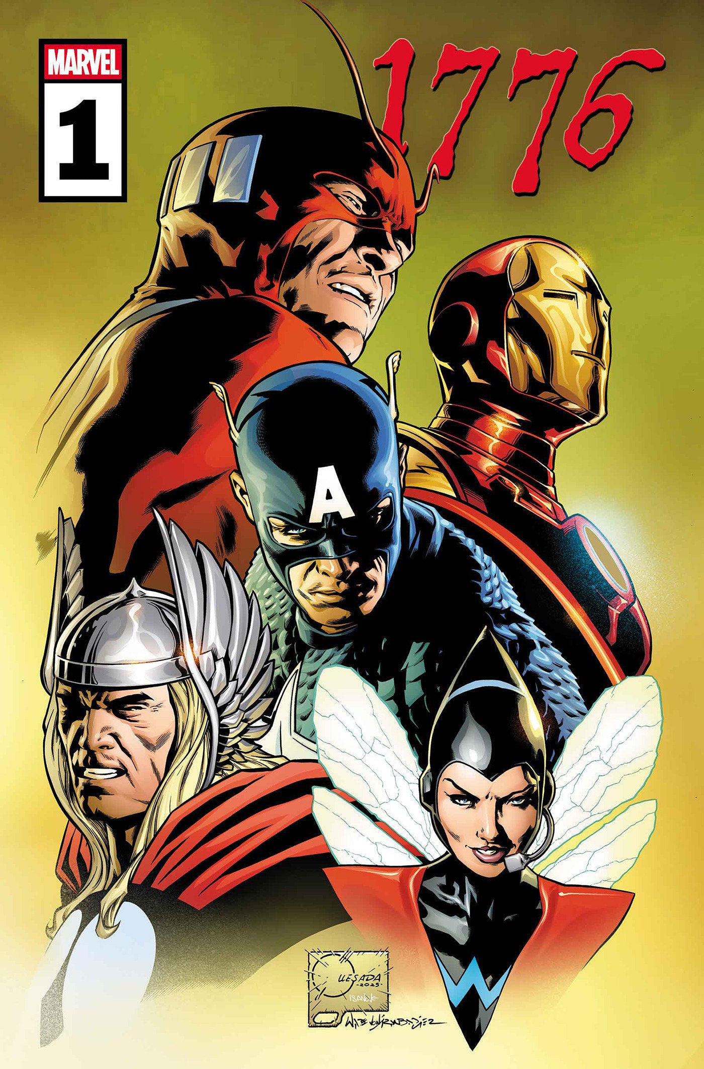 1776 #1 Joe Quesada Avengers Variant | Odin's Place