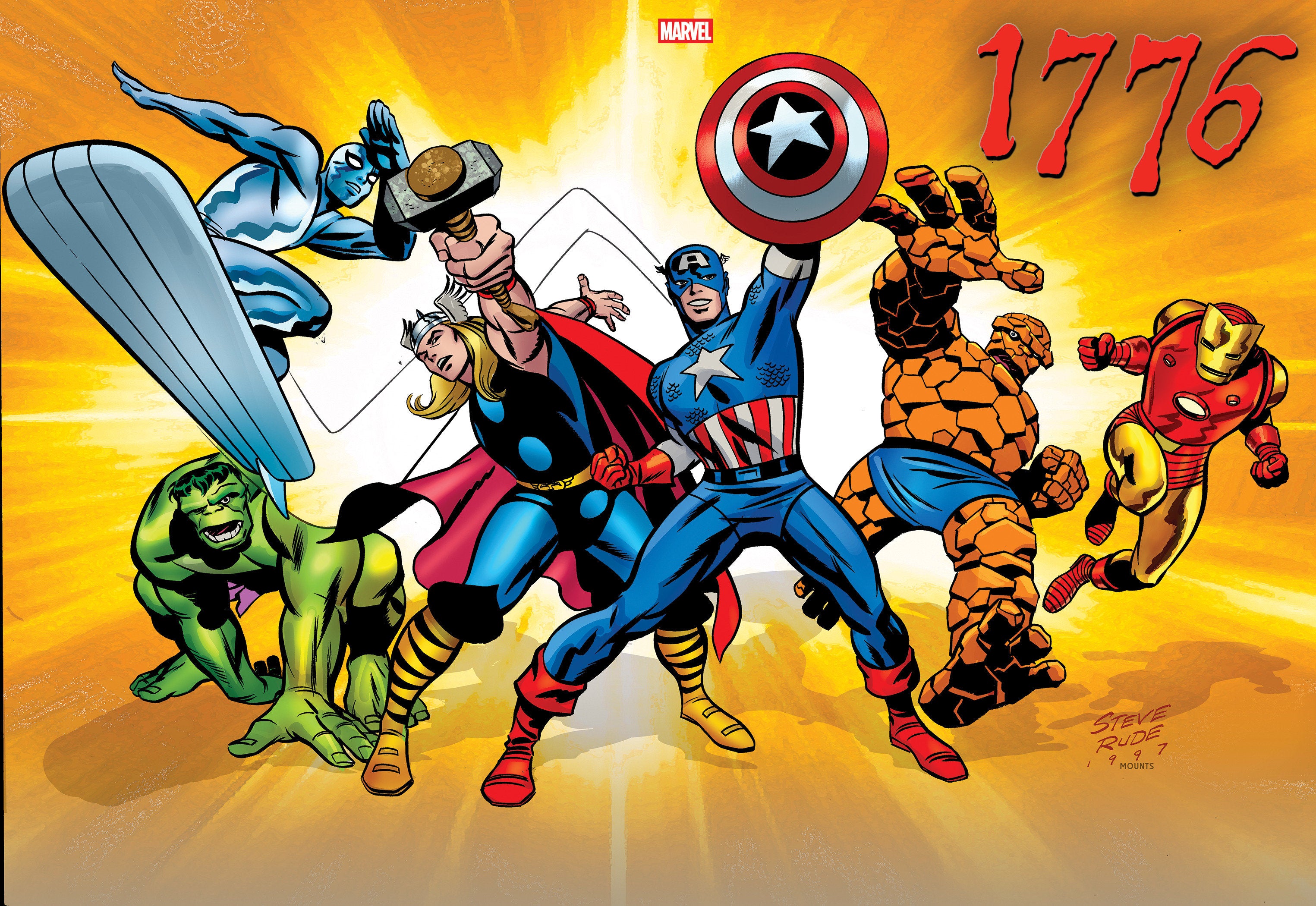 1776 #1 Steve Rude Wraparound Variant | Odin's Place